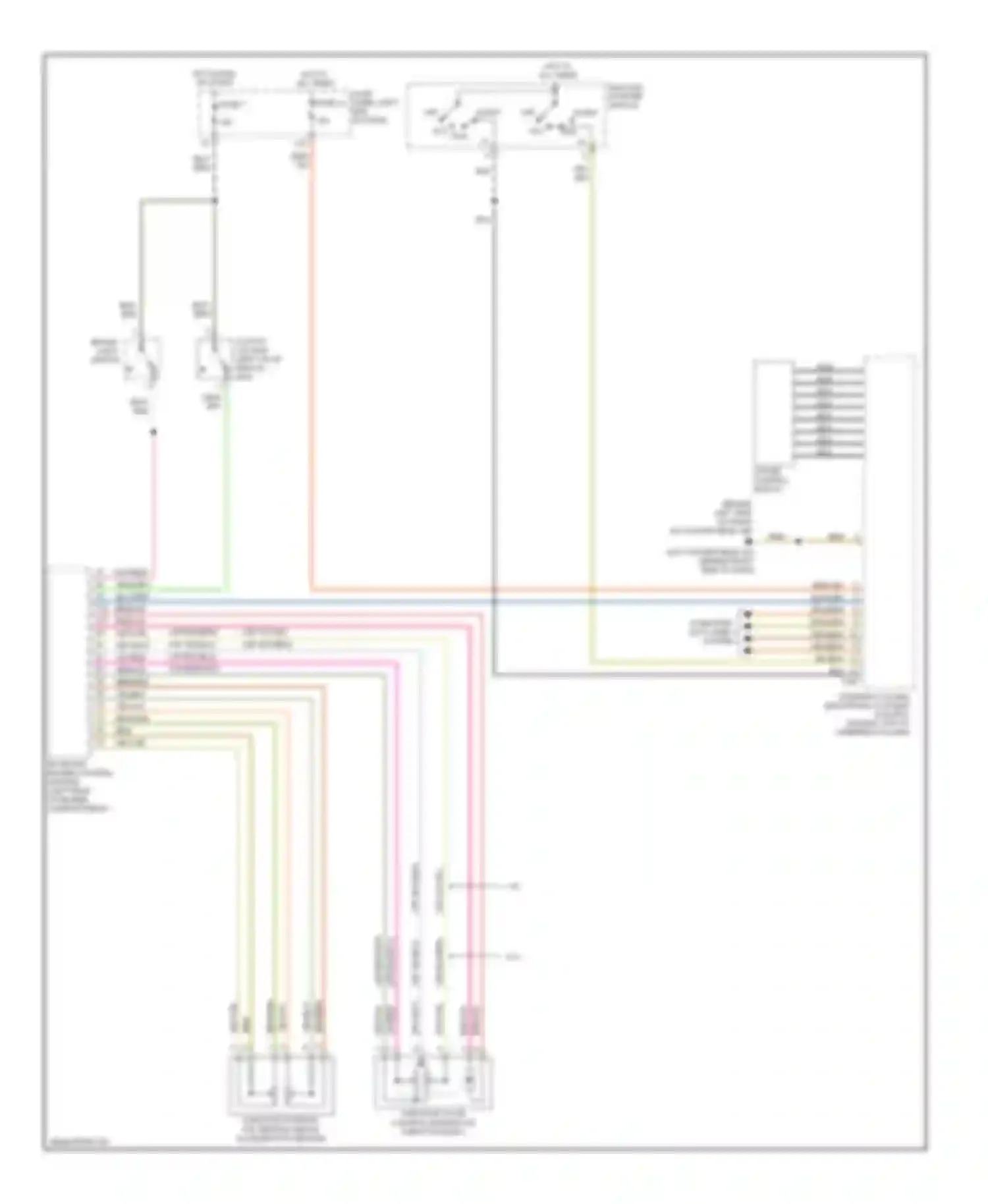 A4 Audi B6 (2000-2006): Cruise control circuit