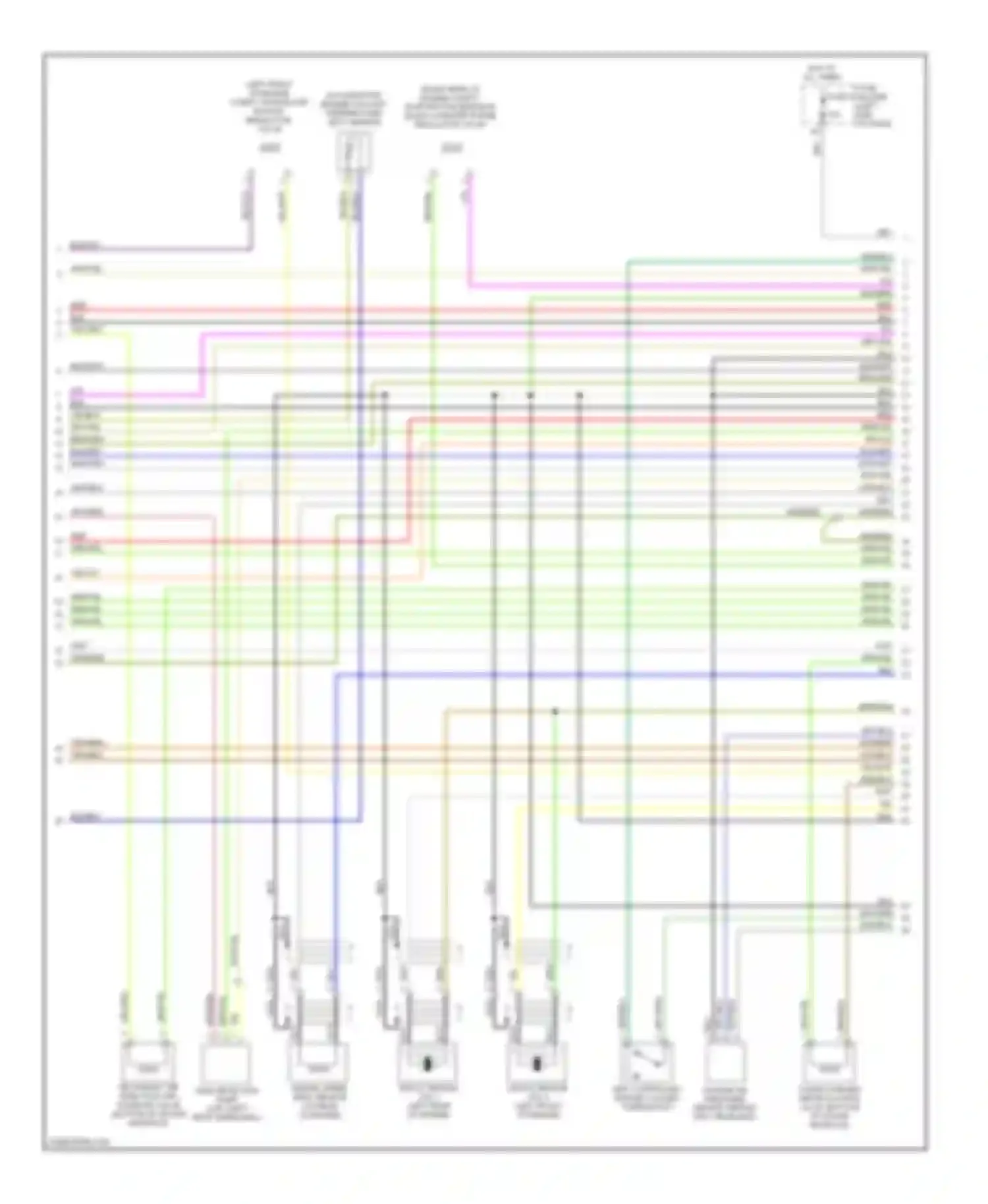 A4 Audi B6 (2000-2006): Wiring diagram engine performance 1.8l (2 of 4)