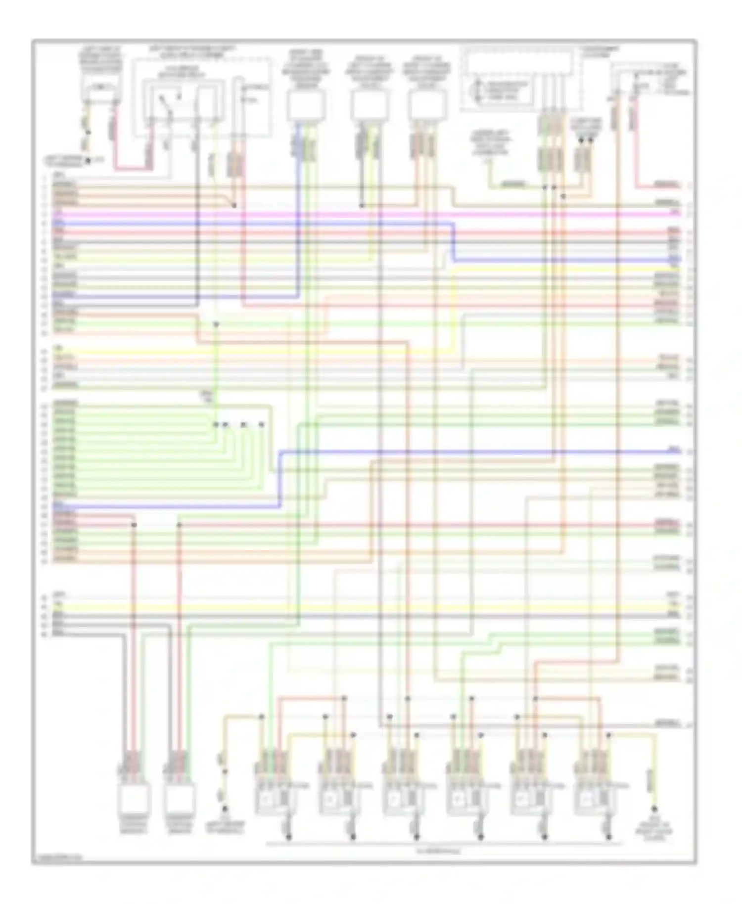 A4 Audi B6 (2000-2006): Wiring diagram engine performance 3.0l (3 of 4)