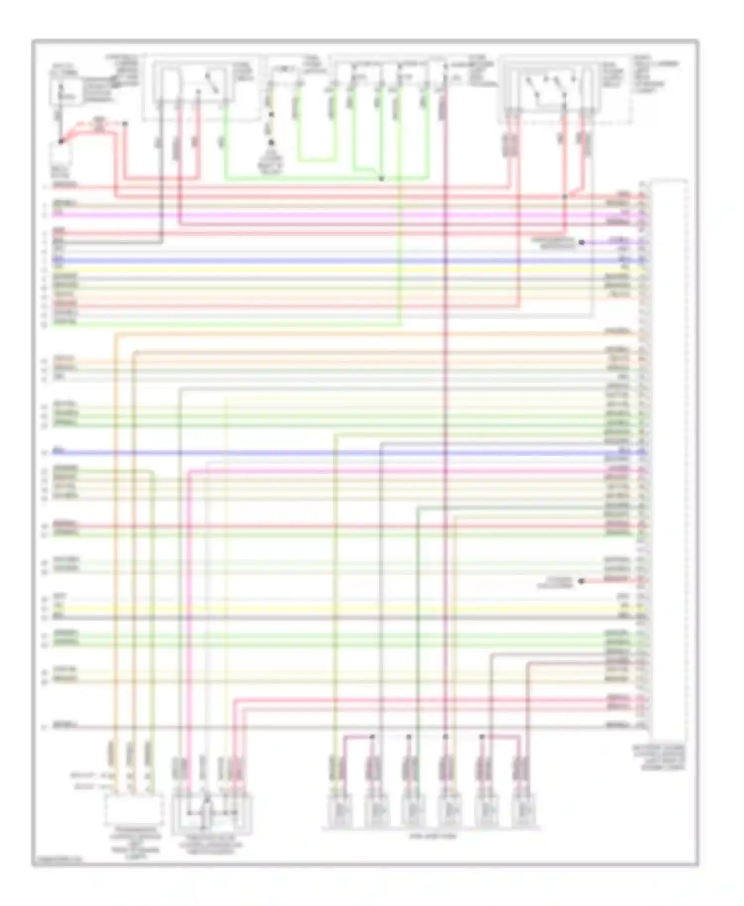 A4 Audi B6 (2000-2006): Wiring diagram engine performance 3.0l (4 of 4)