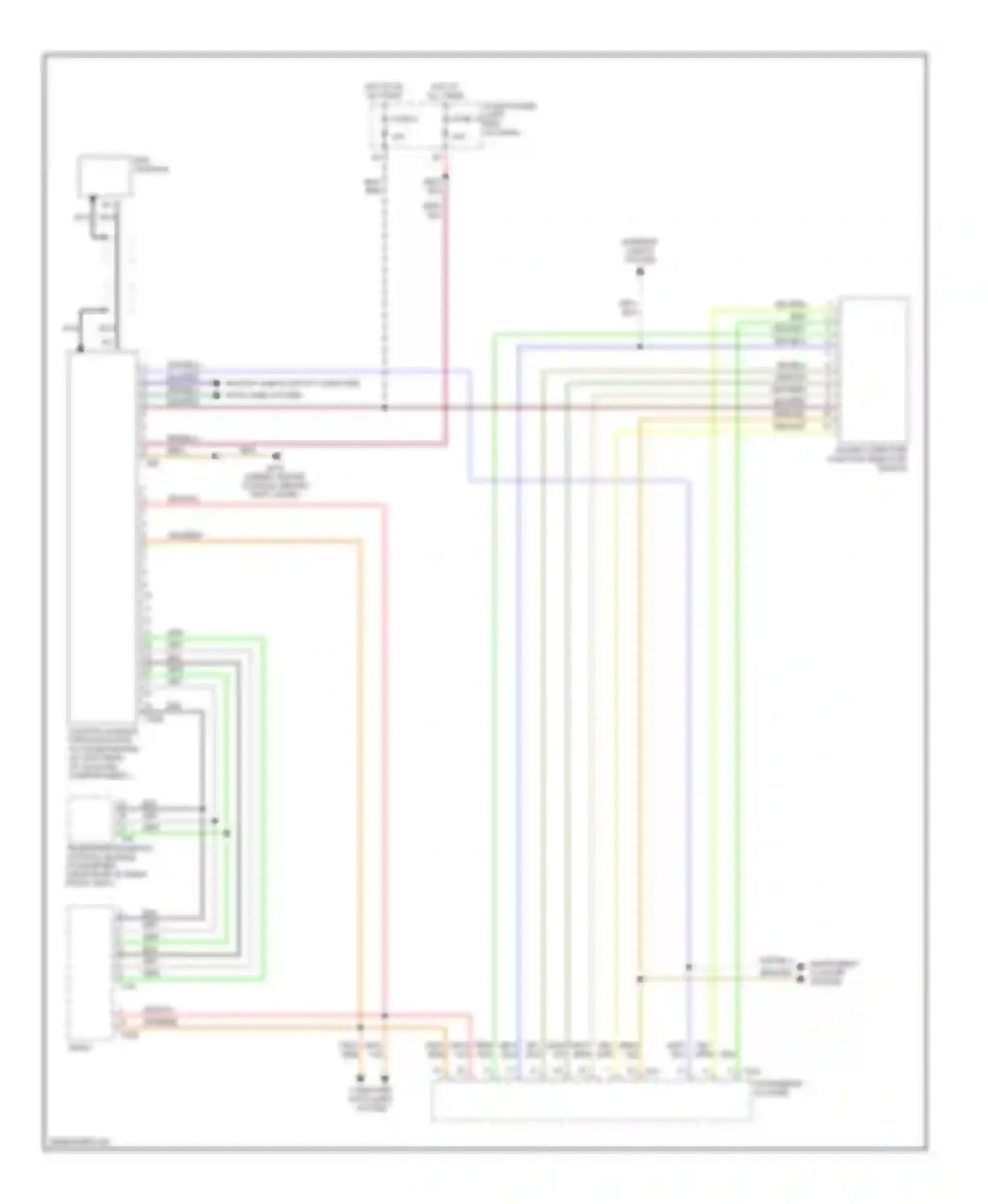 A4 Audi B6 (2000-2006): Navigation circuit