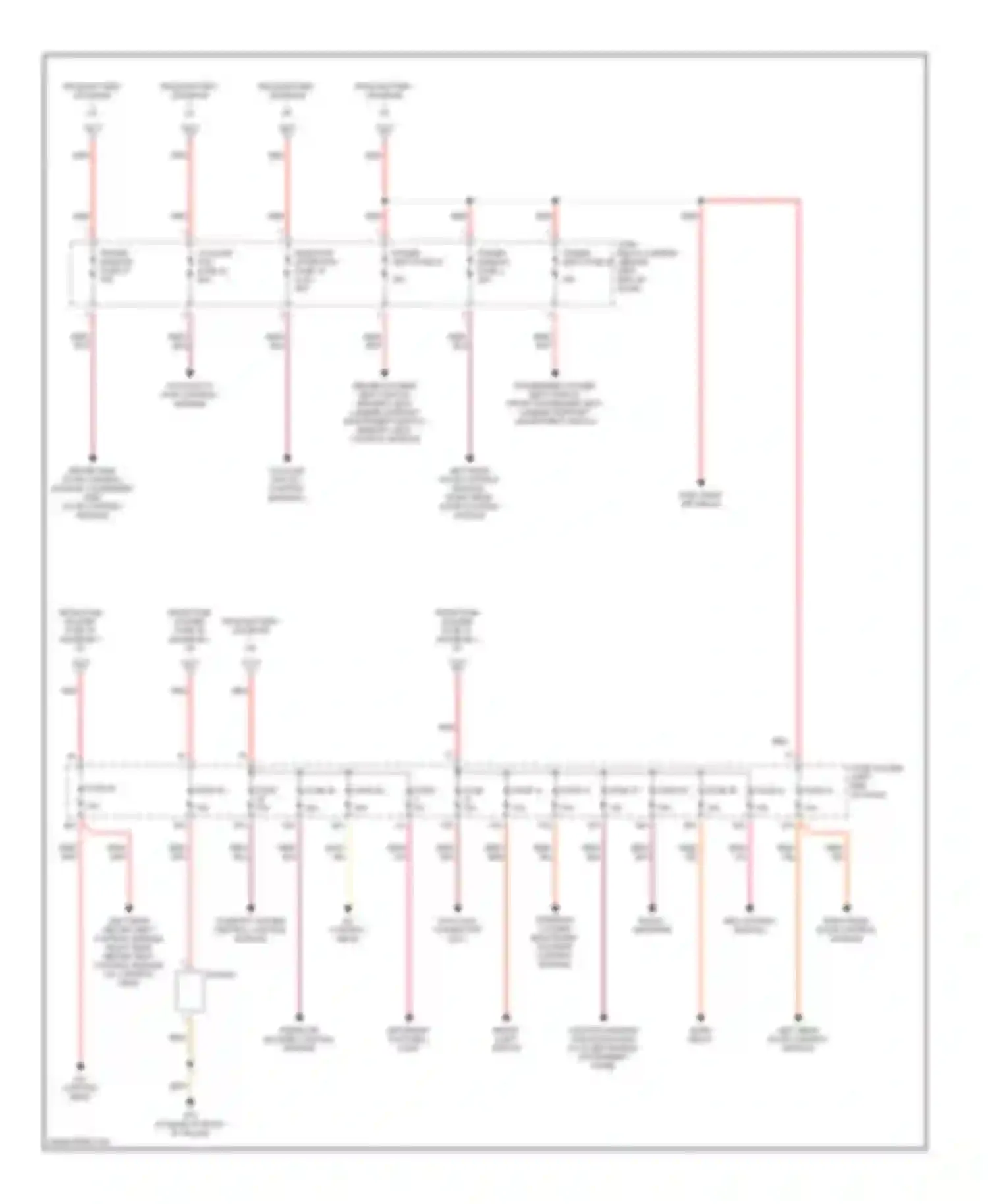 A4 Audi B6 (2000-2006): Power distribution circuit, without convertible (2 of 2)
