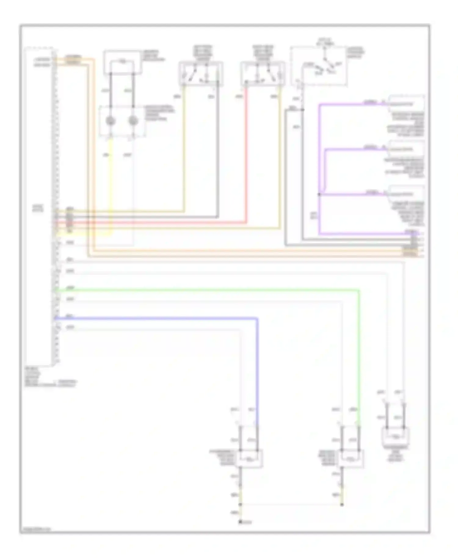 A4 Audi B6 (2000-2006): Supplemental restraints circuit, with convertible (1 of 2)