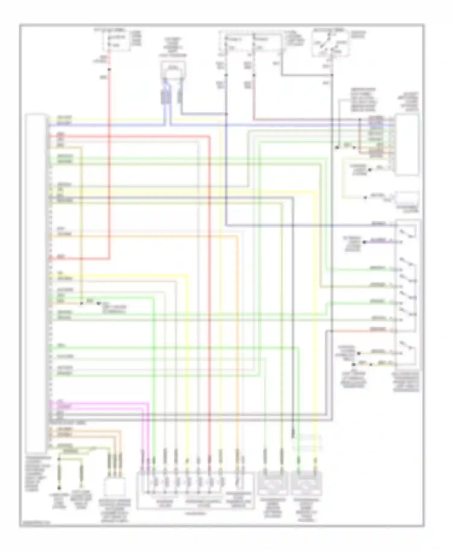 A4 Audi B6 (2000-2006): A/t circuit, without cvt