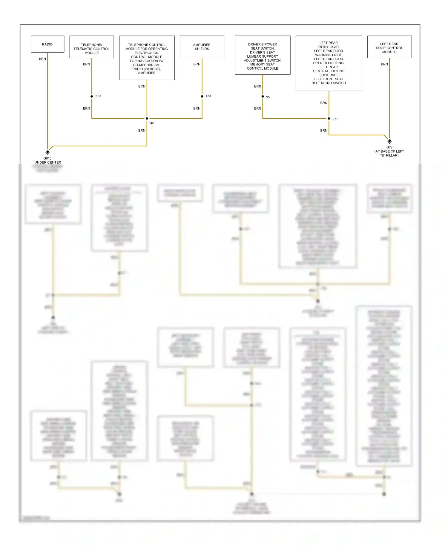 Audi A4 B6 (2000-2006) 4.2l wiring diagram  (2 of 2)
