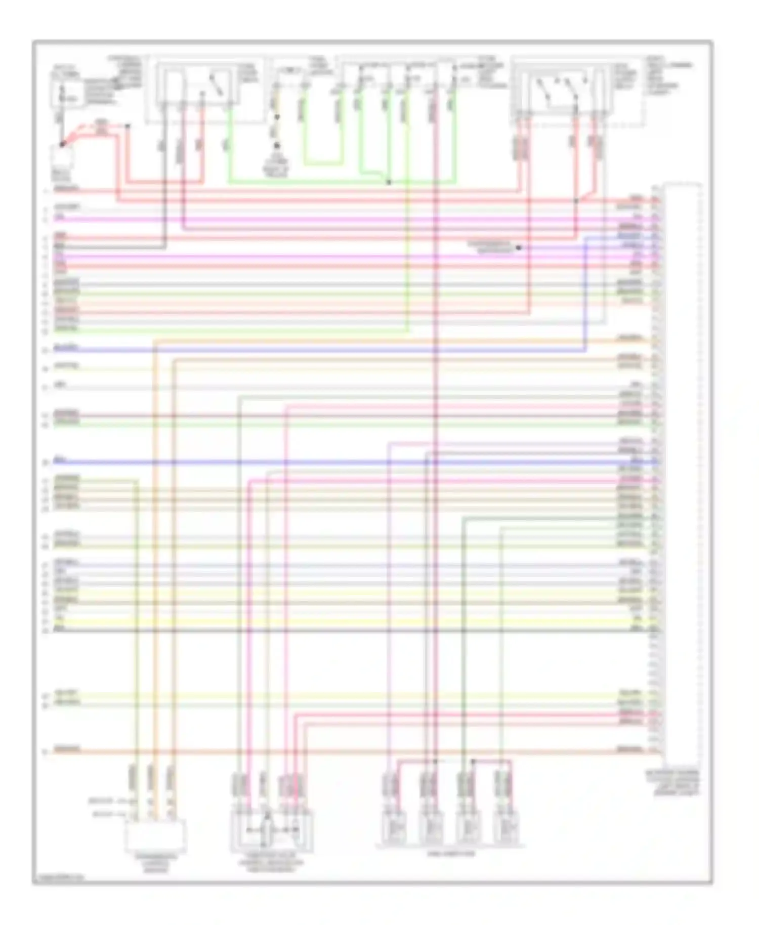 Wiring diagram blk/grn for Audi A4 B6 (2000-2006)