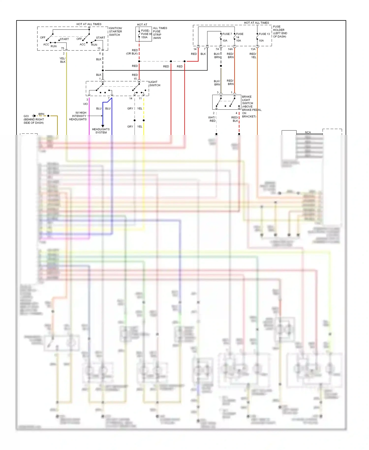 Wiring diagram blu for Audi A4 B6 (2000-2006) (21 of 82)