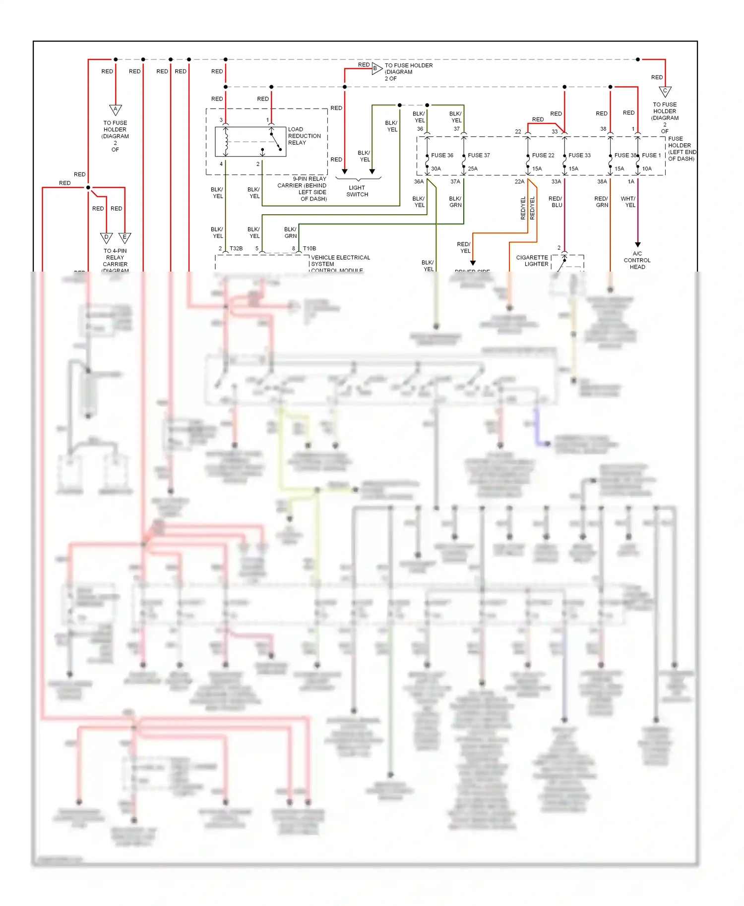 Wiring diagram blu for Audi A4 B6 (2000-2006) (45 of 82)