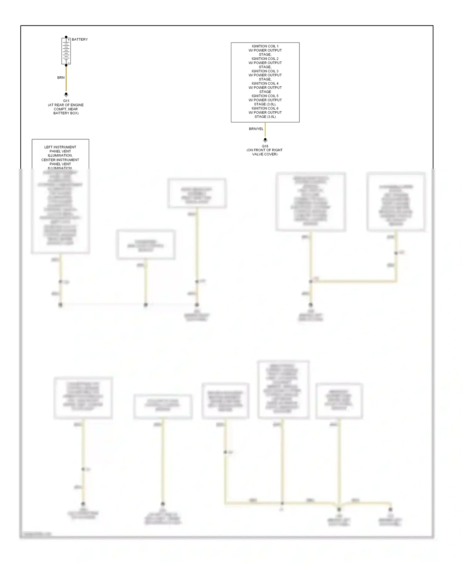 Audi A4 B6 (2000-2006) brn wiring diagram  (29 of 101)