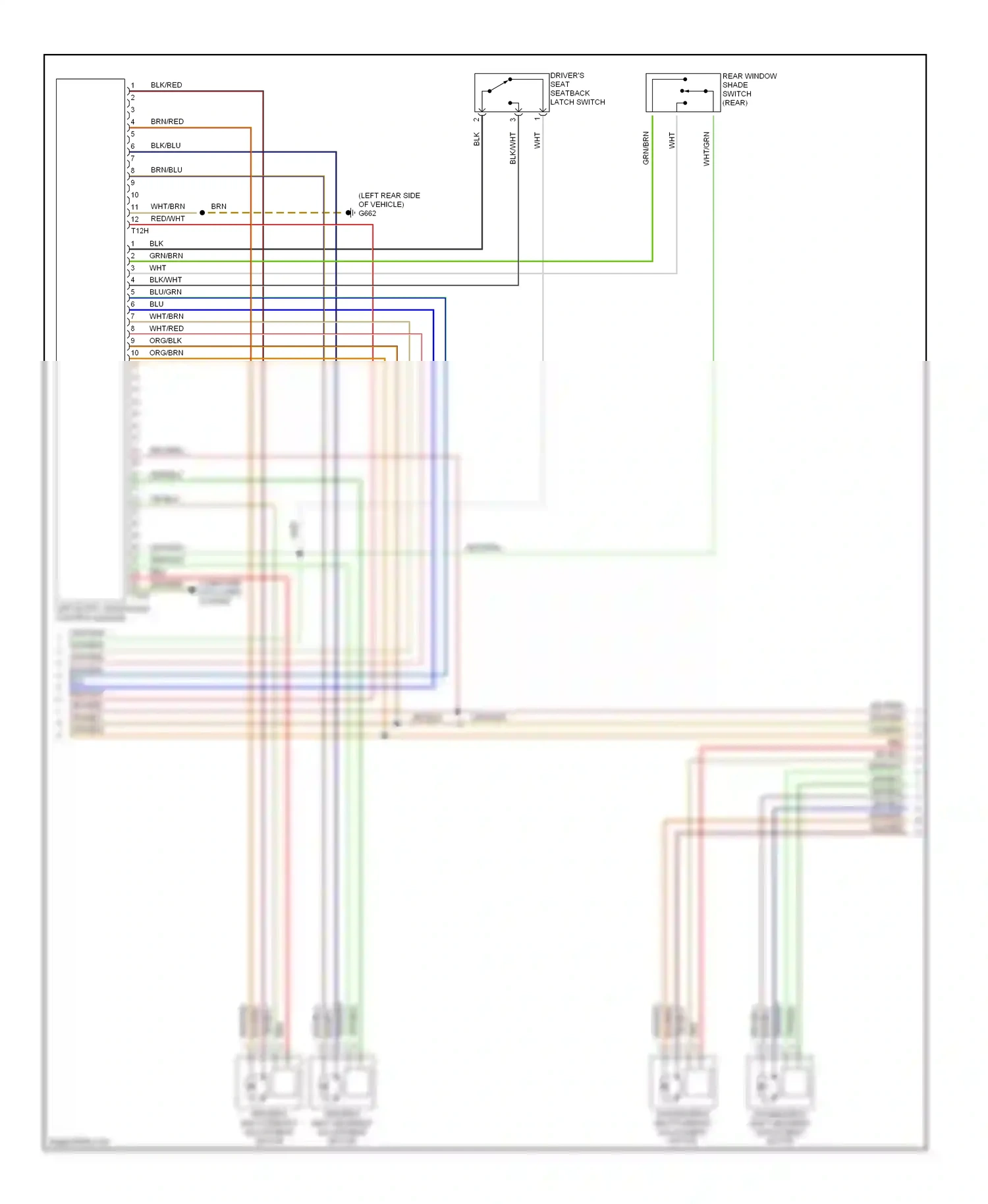 Audi A4 B6 (2000-2006) brn wiring diagram  (50 of 101)
