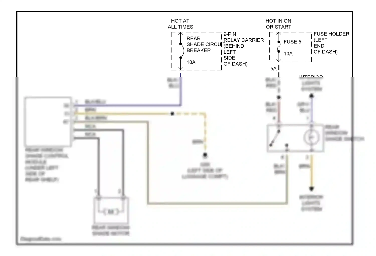 Audi A4 B6 (2000-2006) brn wiring diagram  (79 of 101)