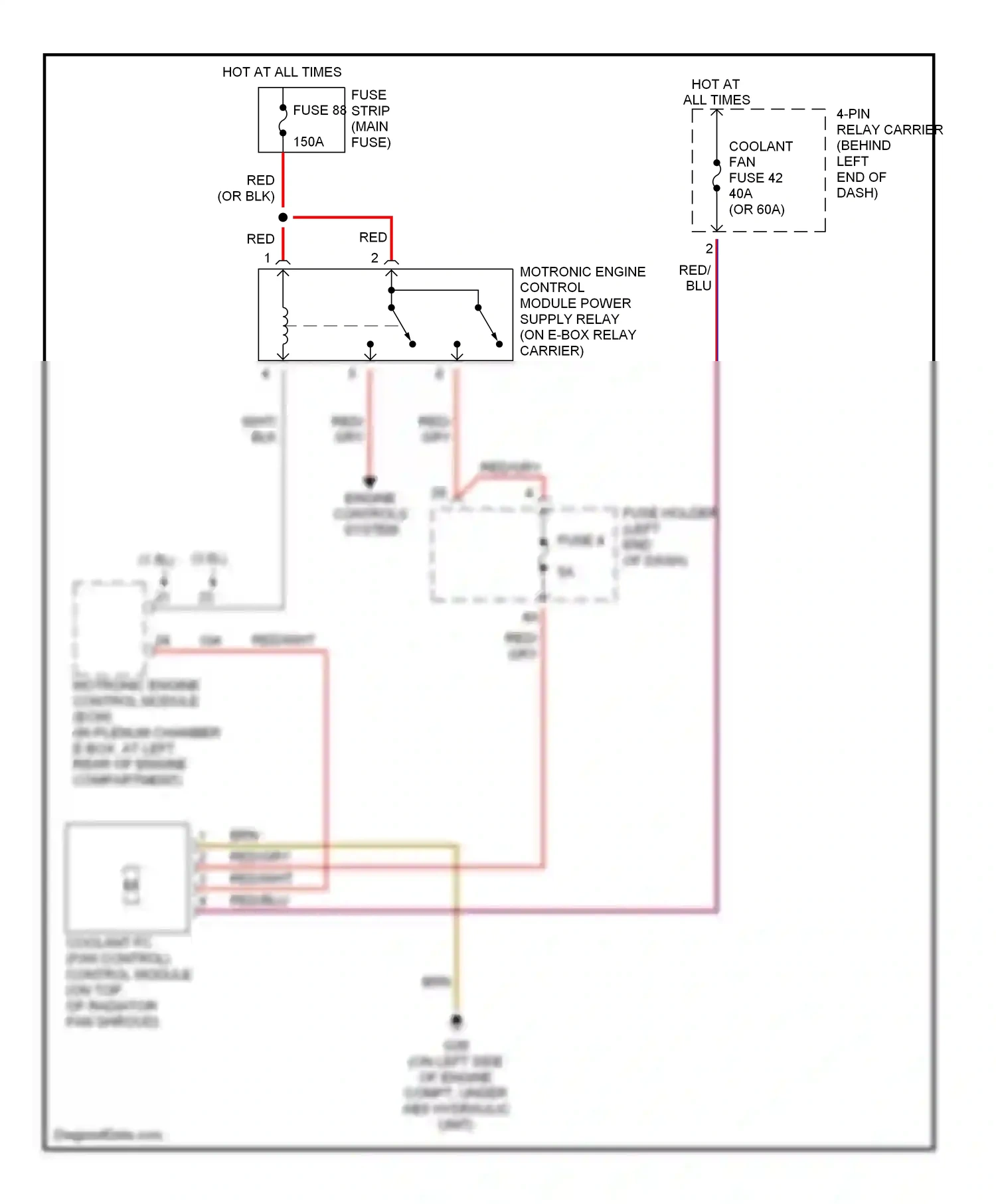 Audi A4 B6 (2000-2006) brn wiring diagram  (7 of 101)