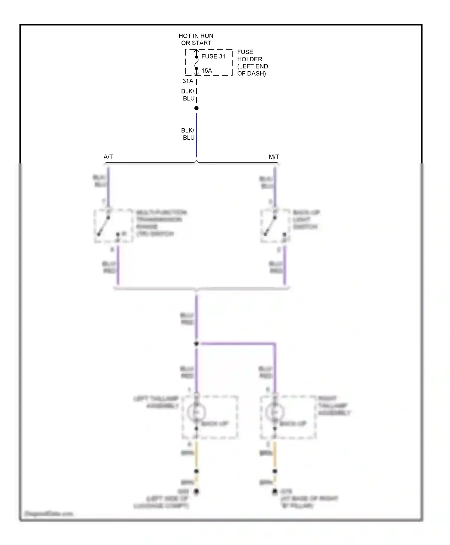 Audi A4 B6 (2000-2006) brn wiring diagram  (22 of 101)