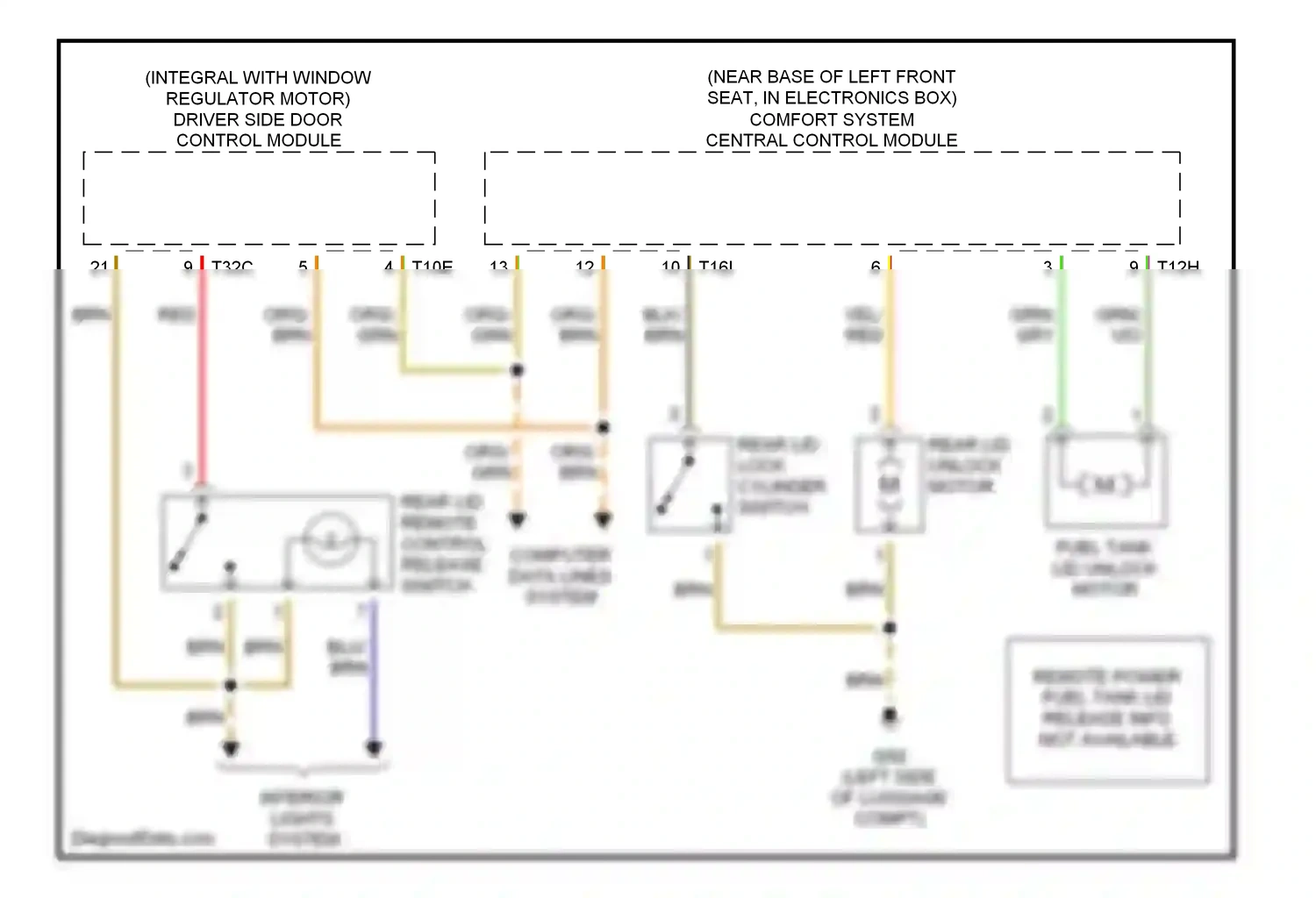 Audi A4 B6 (2000-2006) computer data lines system wiring diagram  (54 of 55)