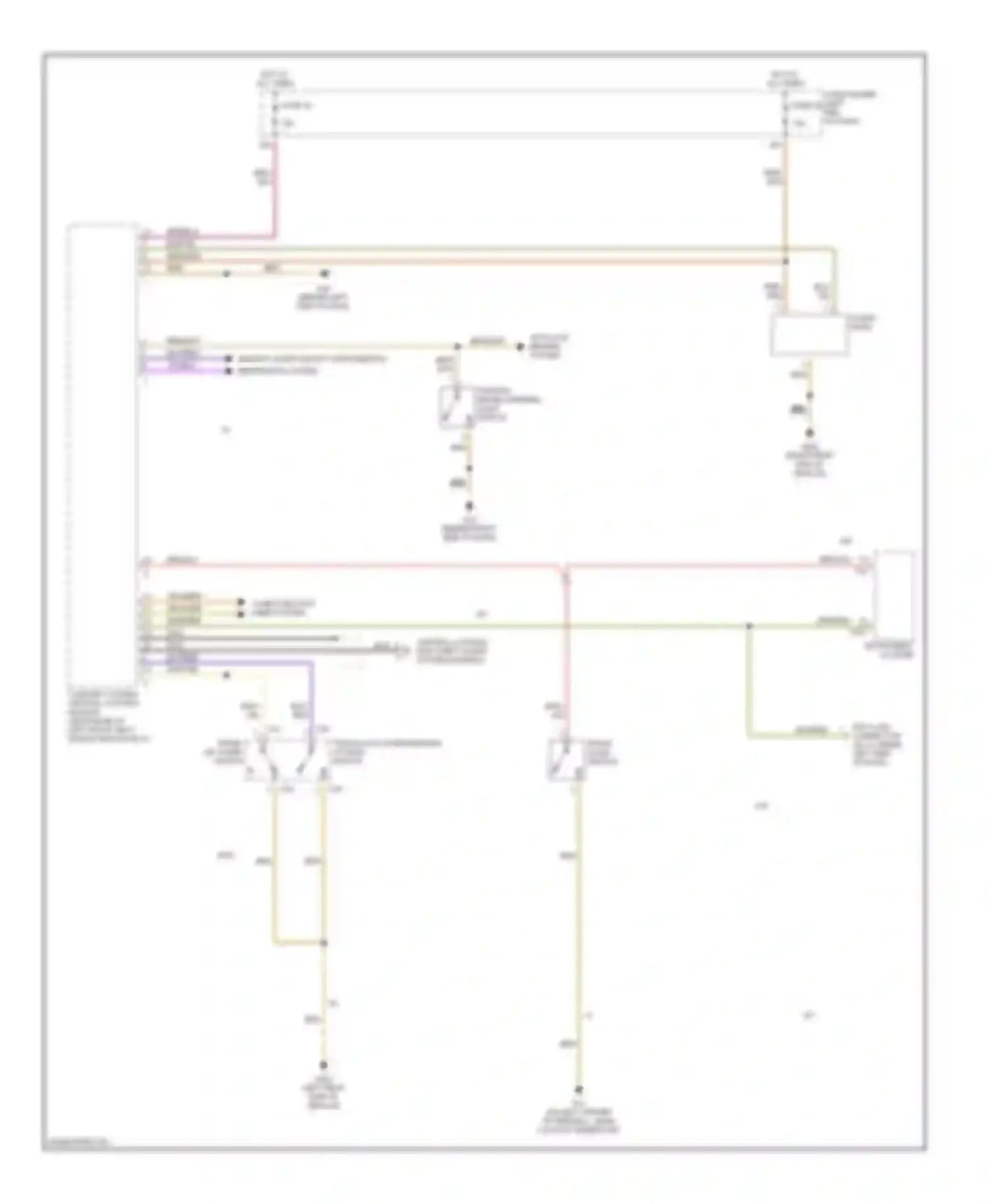 Wiring diagram fuse 38 for Audi A4 B6 (2000-2006) (1 of 7)