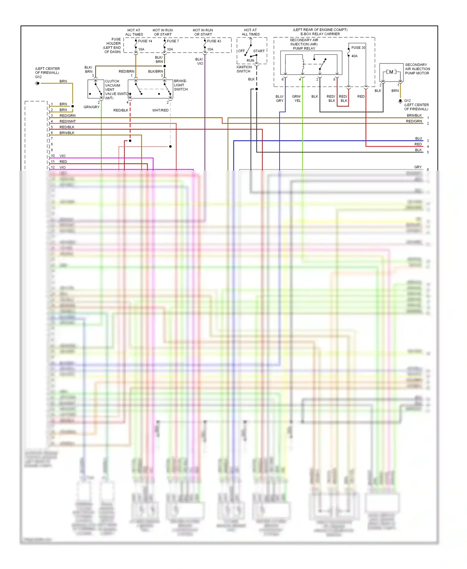 Wiring diagram grn/gry for Audi A4 B6 (2000-2006) (8 of 20)