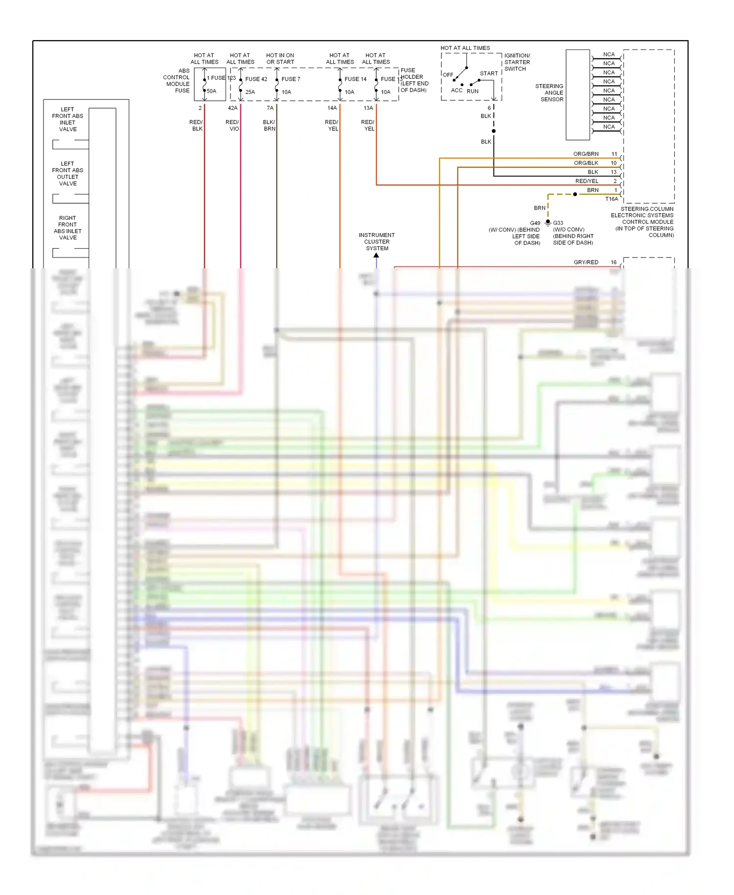 Audi A4 B6 (2000-2006) high pressure switch valve 1 wiring diagram  (1 of 1)