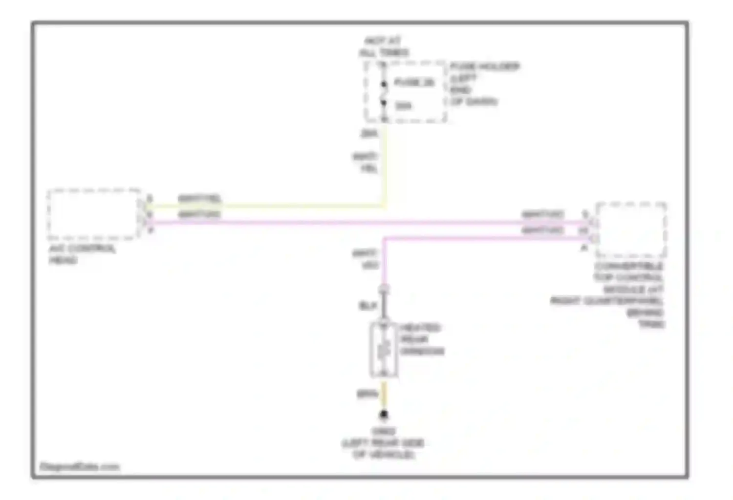 Wiring diagram blk for Audi A4 B6 (2000-2006)
