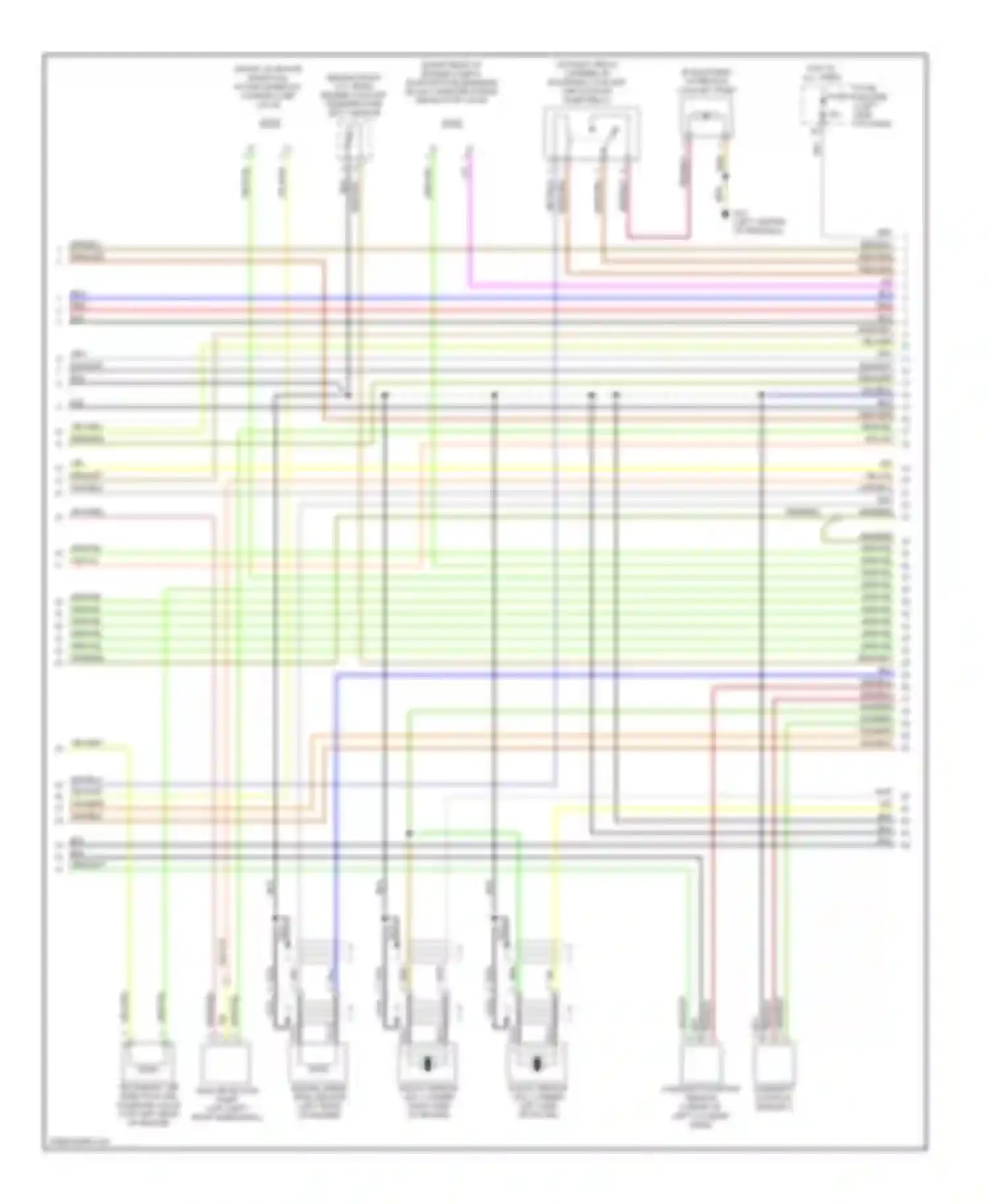 Wiring diagram org/blk for Audi A4 B6 (2000-2006)