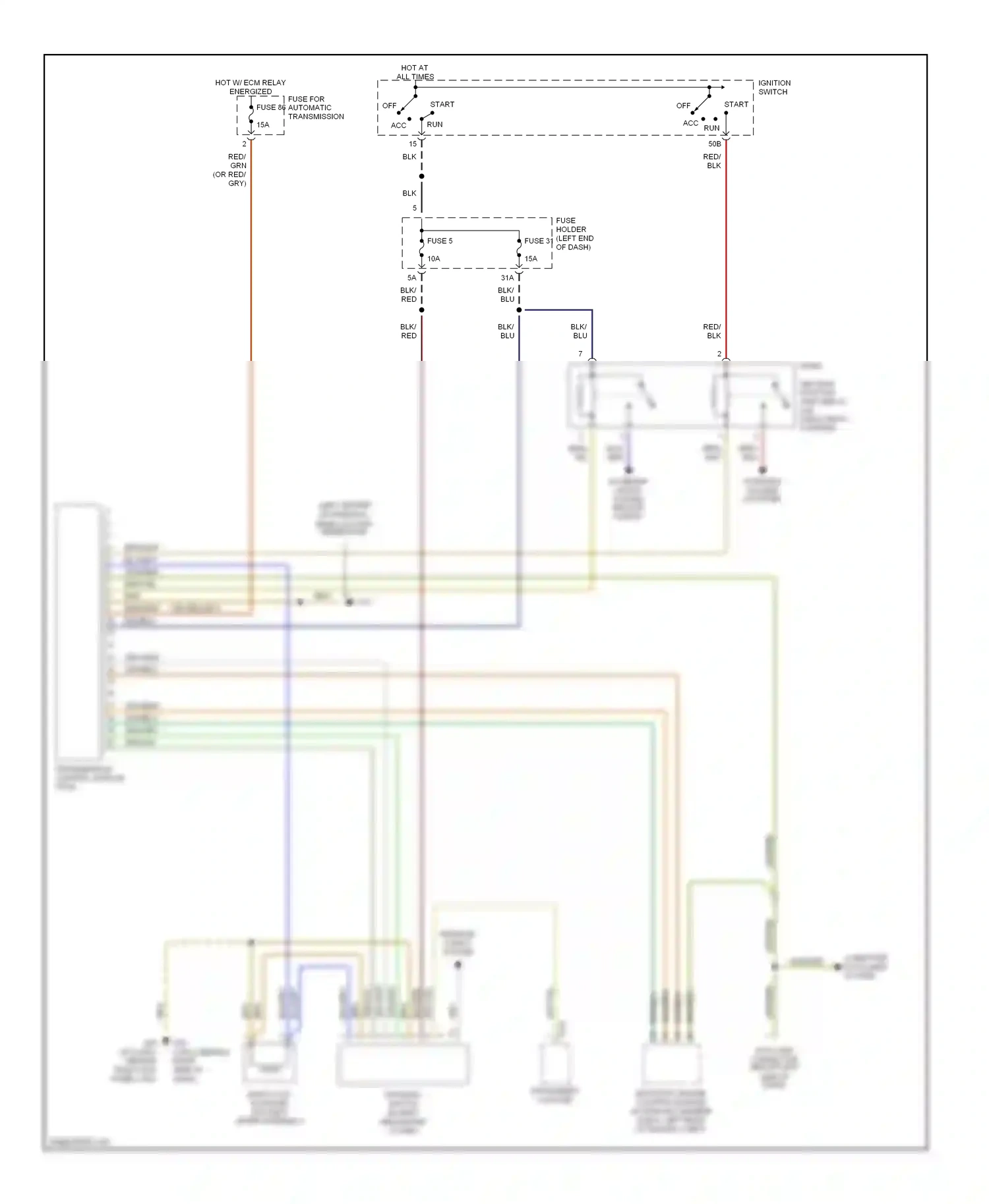 Audi A4 B6 (2000-2006) org/blk wiring diagram  (31 of 41)