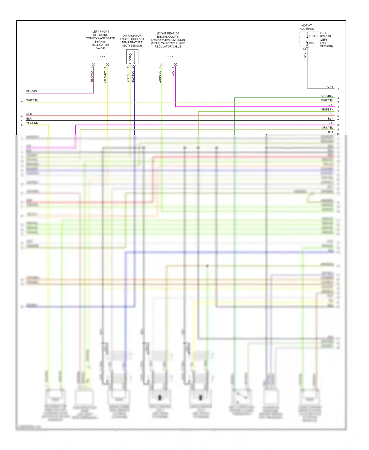 Audi A4 B6 (2000-2006) org/blk wiring diagram  (5 of 41)