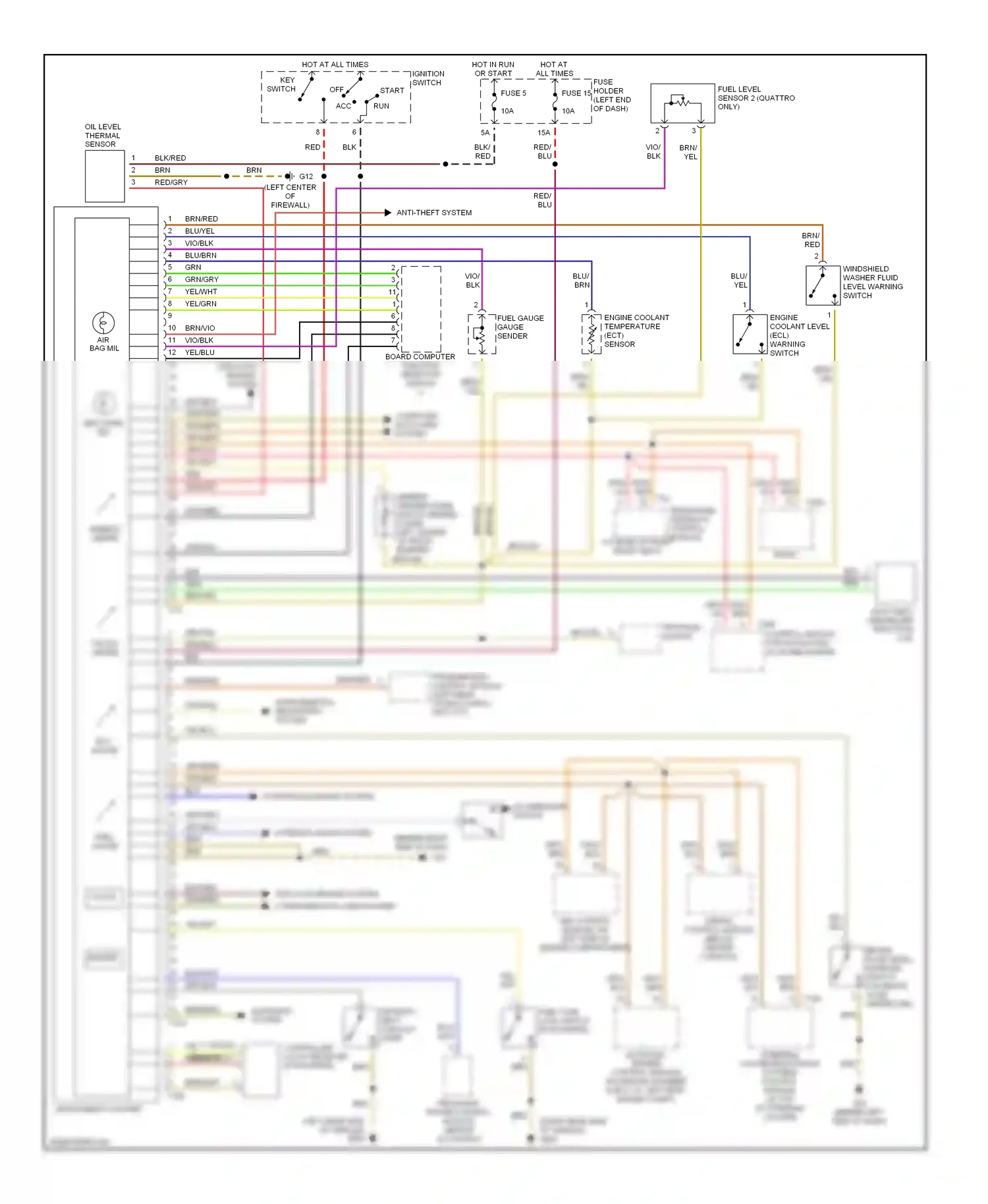 Wiring diagram red/blu for Audi A4 B6 (2000-2006) (12 of 29)