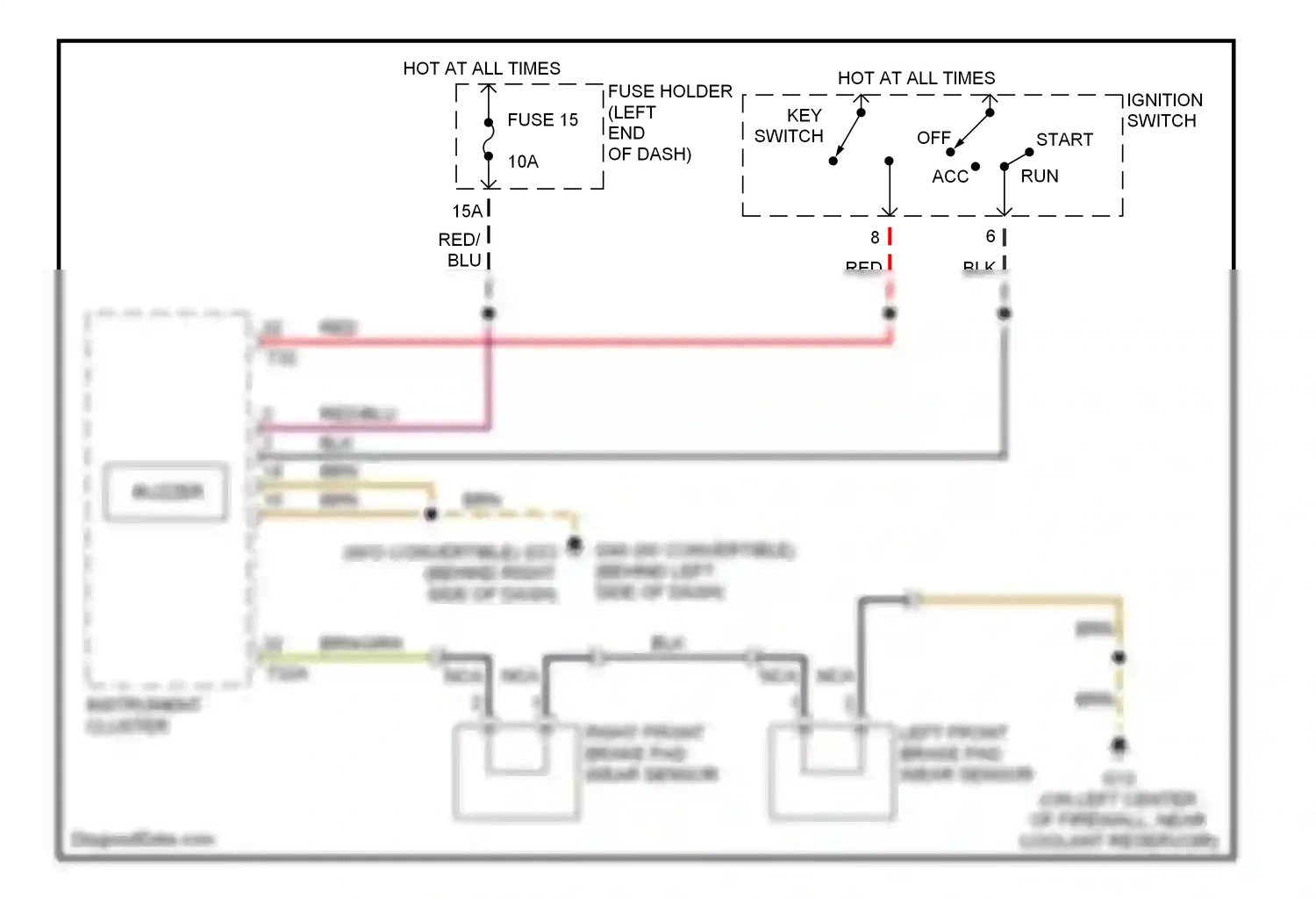 Wiring diagram red/blu for Audi A4 B6 (2000-2006) (29 of 29)