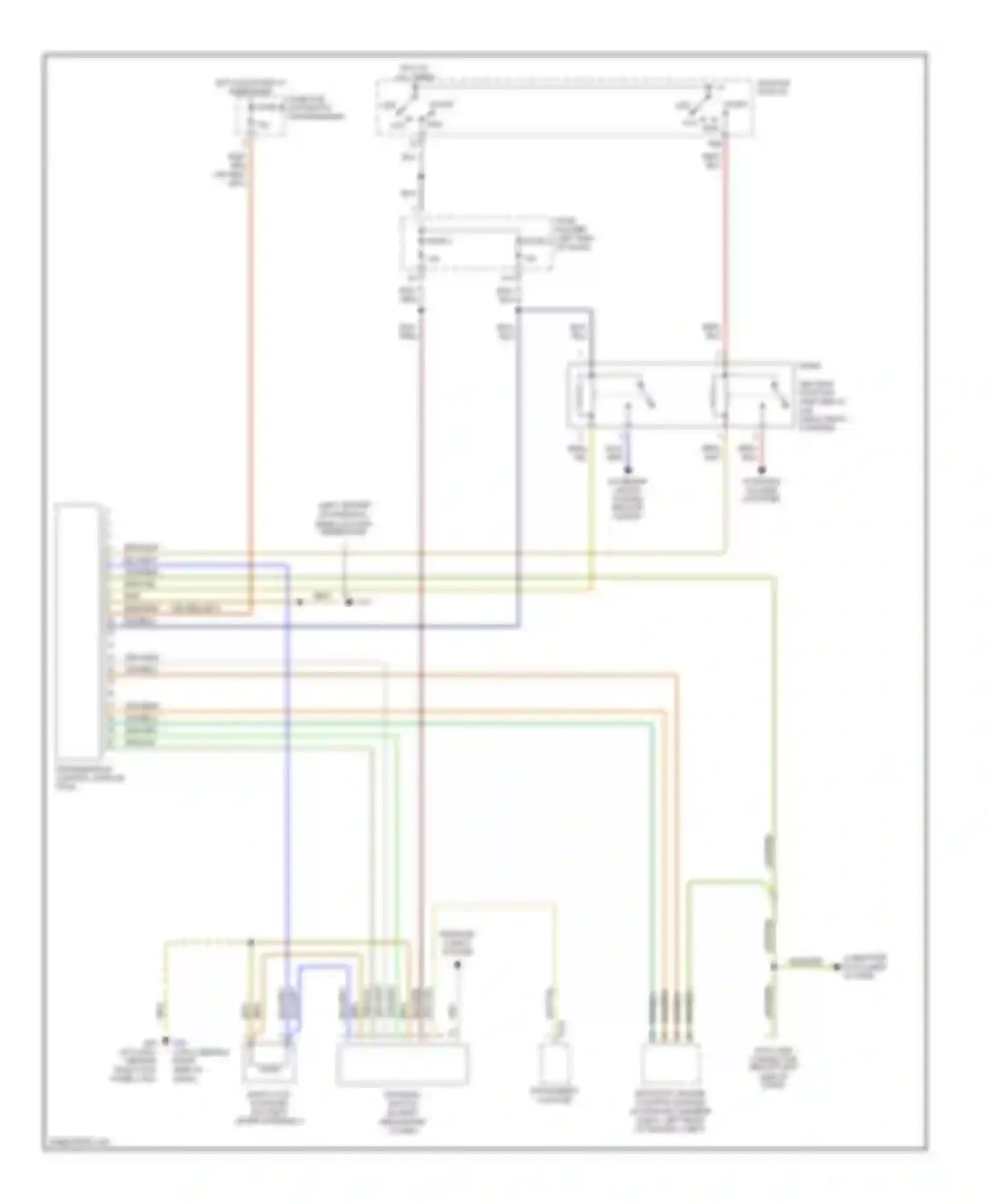 Wiring diagram red/grn for Audi A4 B6 (2000-2006) (21 of 27)