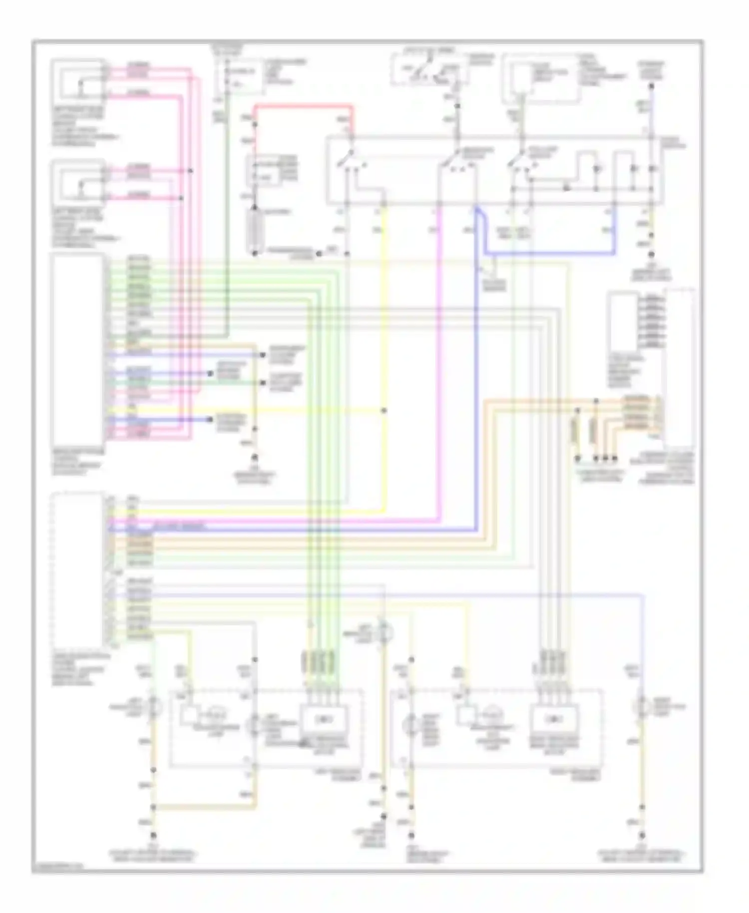 Wiring diagram wht/blu for Audi A4 B6 (2000-2006) (3 of 11)