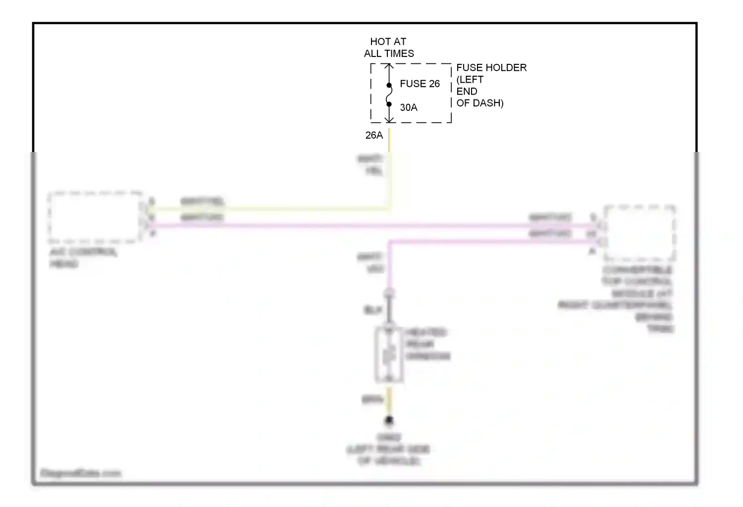 Audi A4 B6 (2000-2006) wht/vio wiring diagram  (10 of 10)