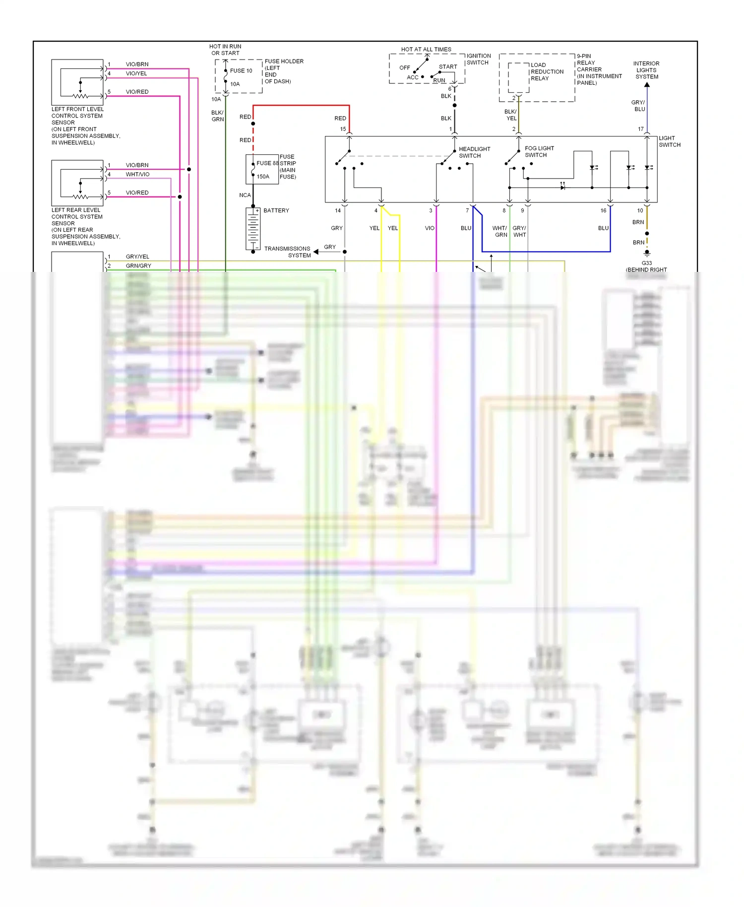 Audi A4 B6 (2000-2006) yel wiring diagram  (26 of 72)