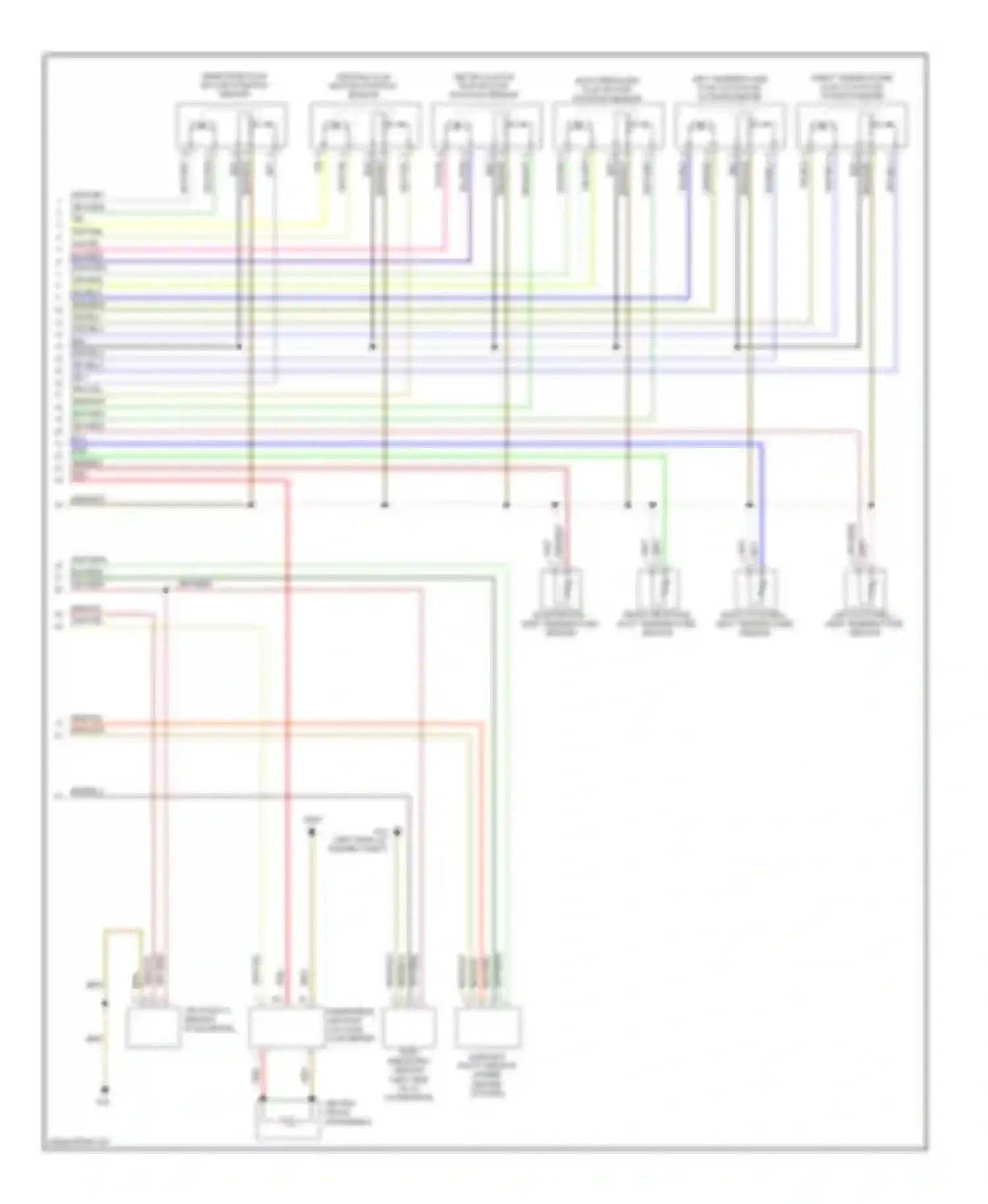 A4 Audi B7 (2004-2009): Automatic a/c circuit, except convertible (2 of 3)