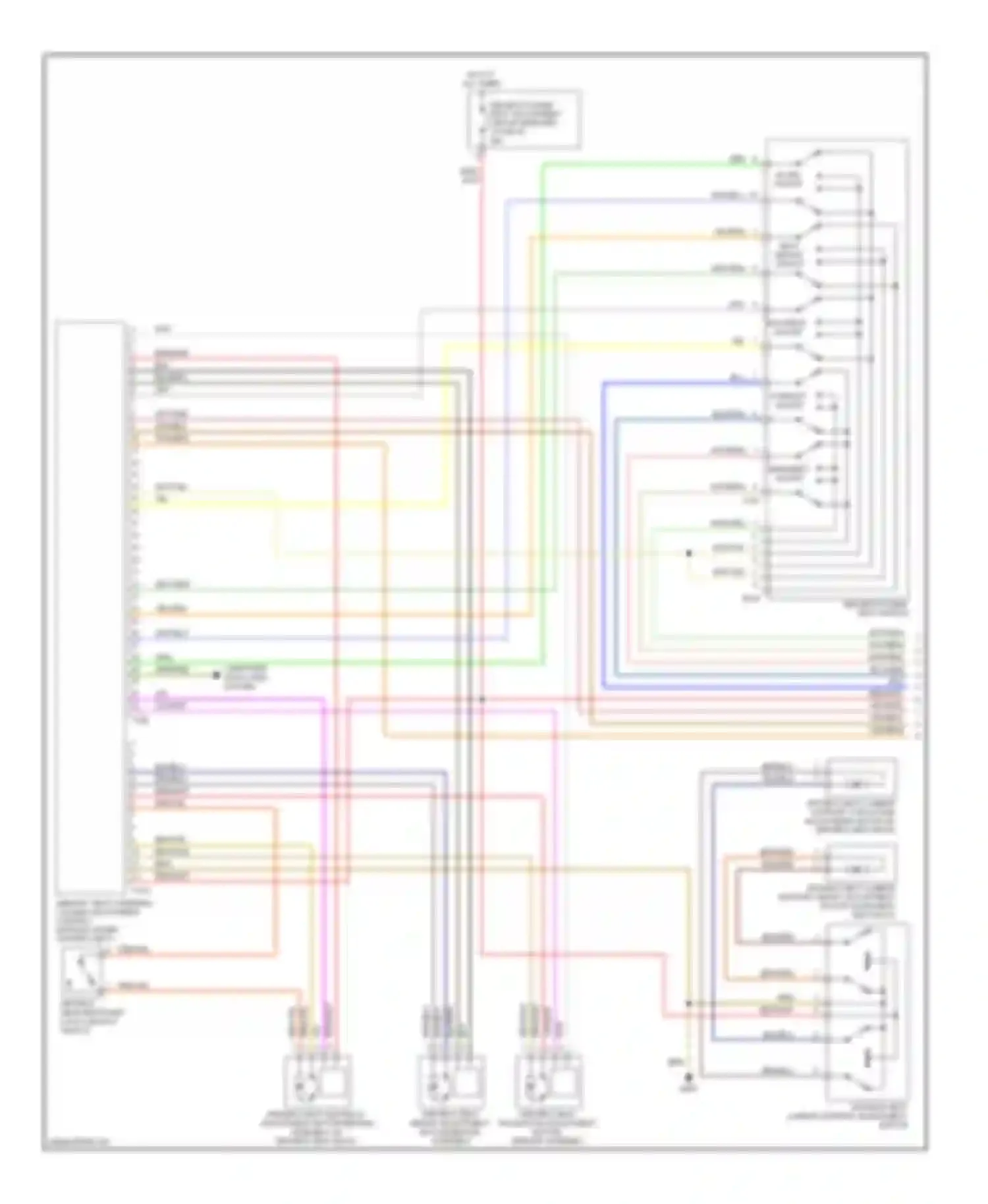 A4 Audi B7 (2004-2009): Memory systems circuit, convertible (1 of 4)