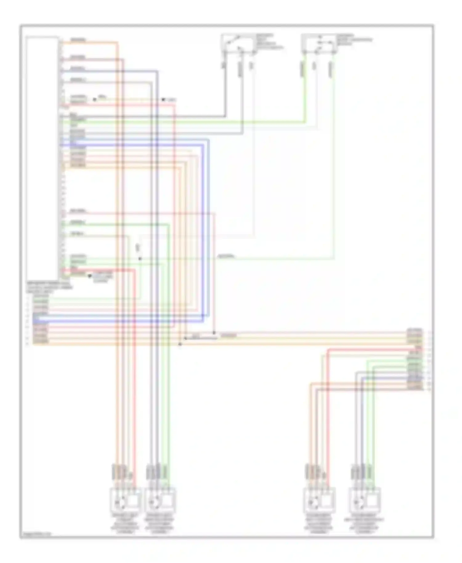 A4 Audi B7 (2004-2009): Memory systems circuit, convertible (2 of 4)