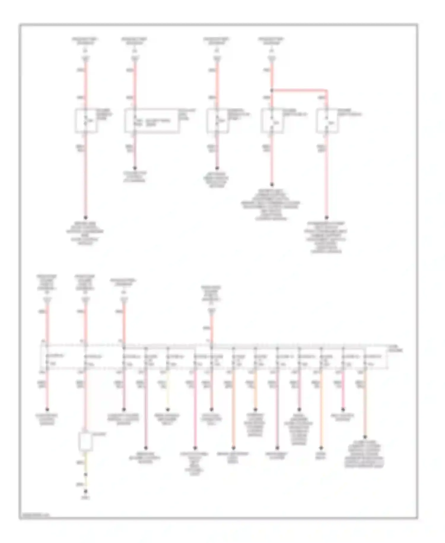 A4 Audi B7 (2004-2009): Power distribution circuit, convertible (2 of 2)