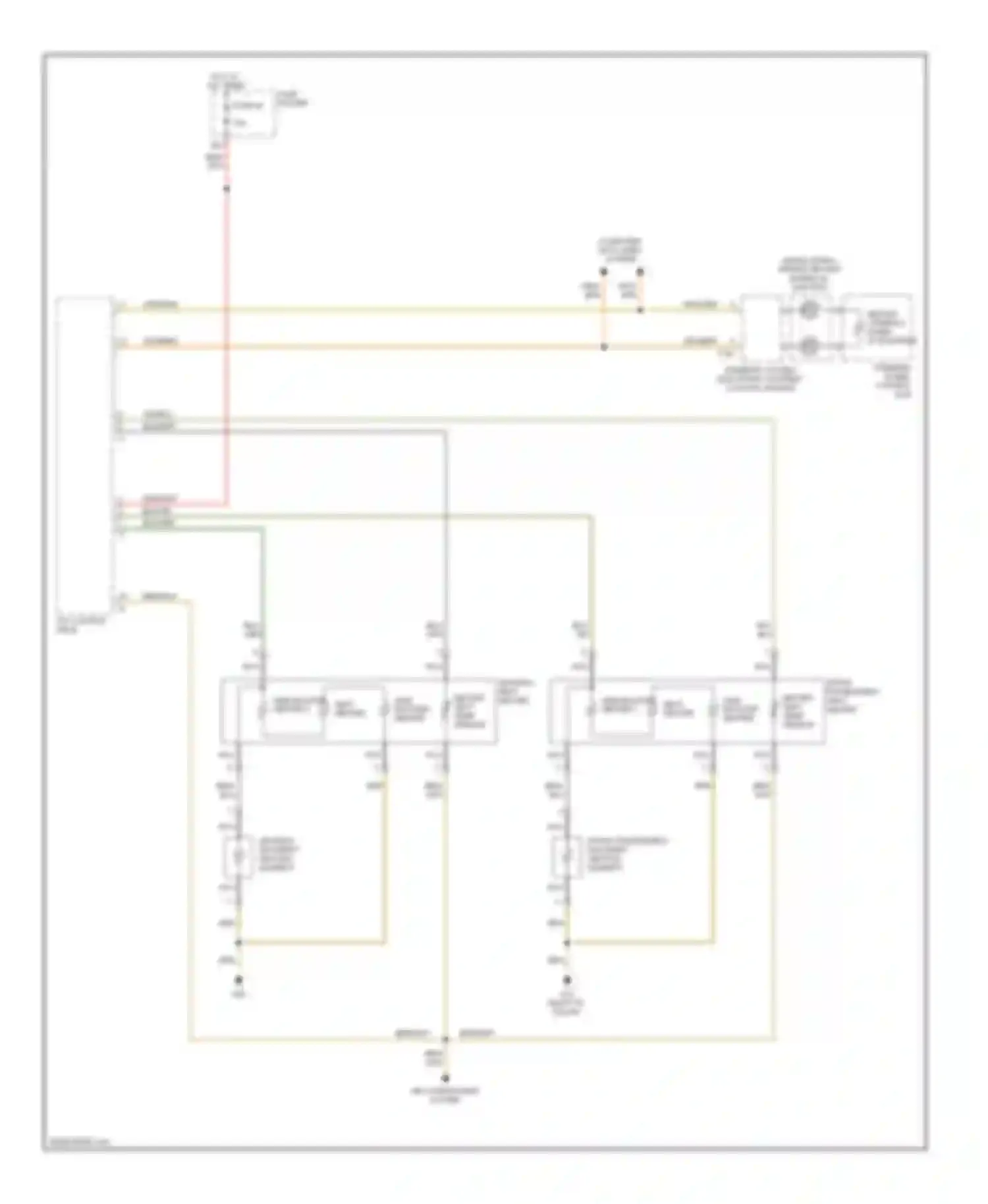 A4 Audi B7 (2004-2009): Front seat heater circuit