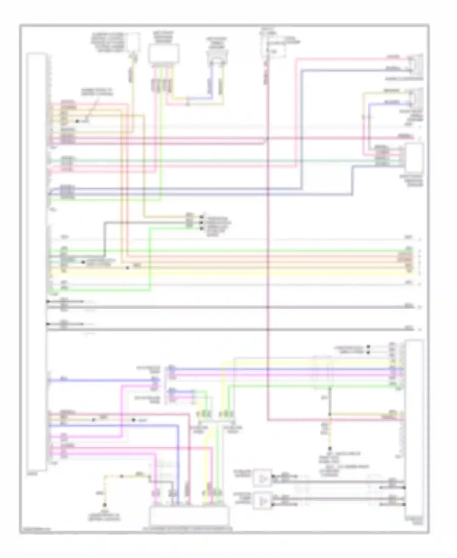 A4 Audi B7 (2004-2009): Radio circuit, convertible with amplifier (1 of 2)