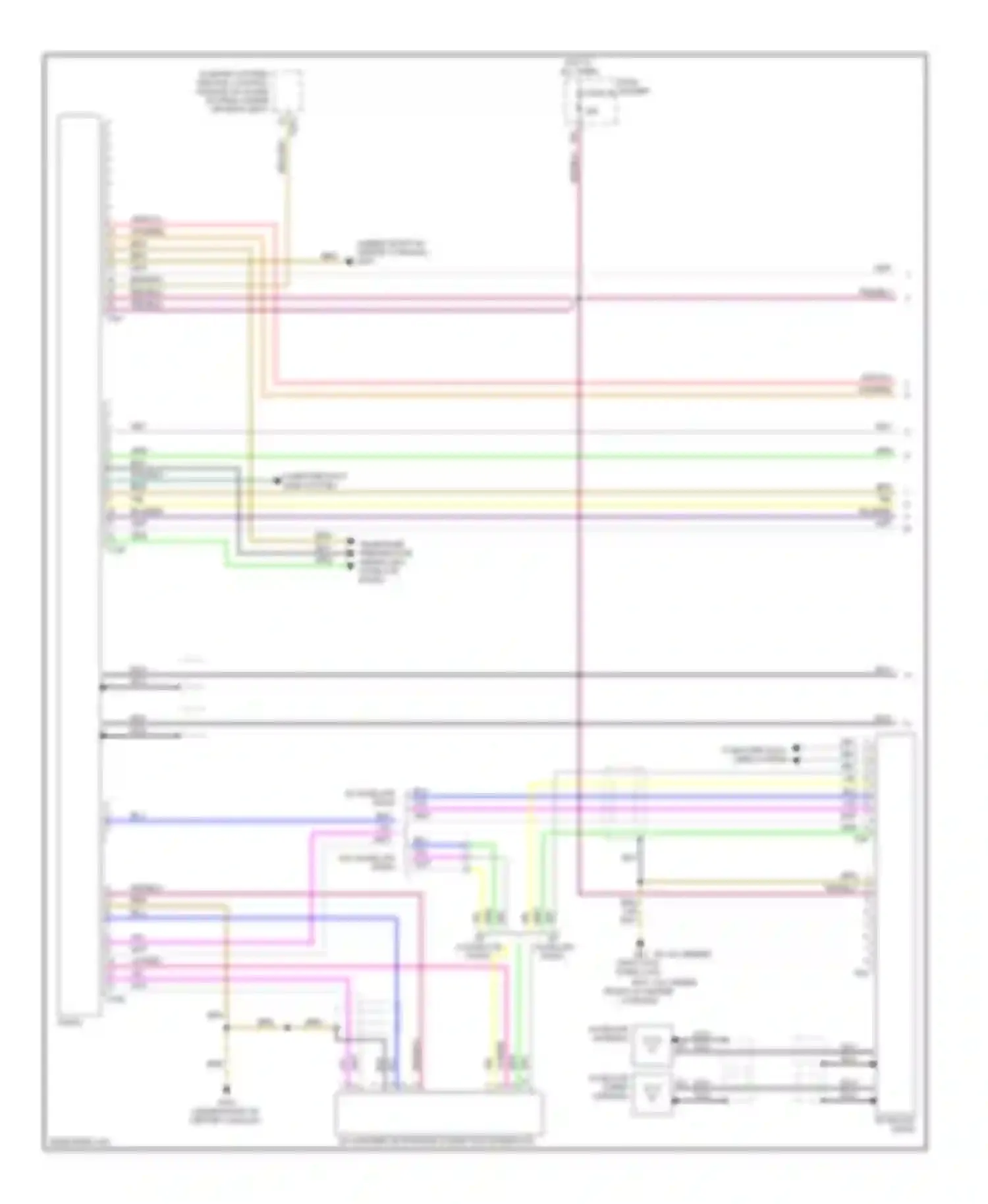 A4 Audi B7 (2004-2009): Radio circuit, convertible with bose (1 of 2)