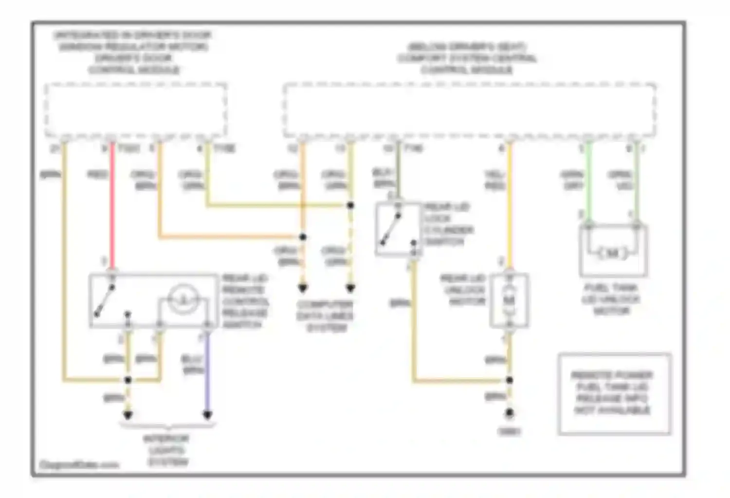 Wiring diagram blk for Audi A4 B7 (2004-2009) (99 of 101)