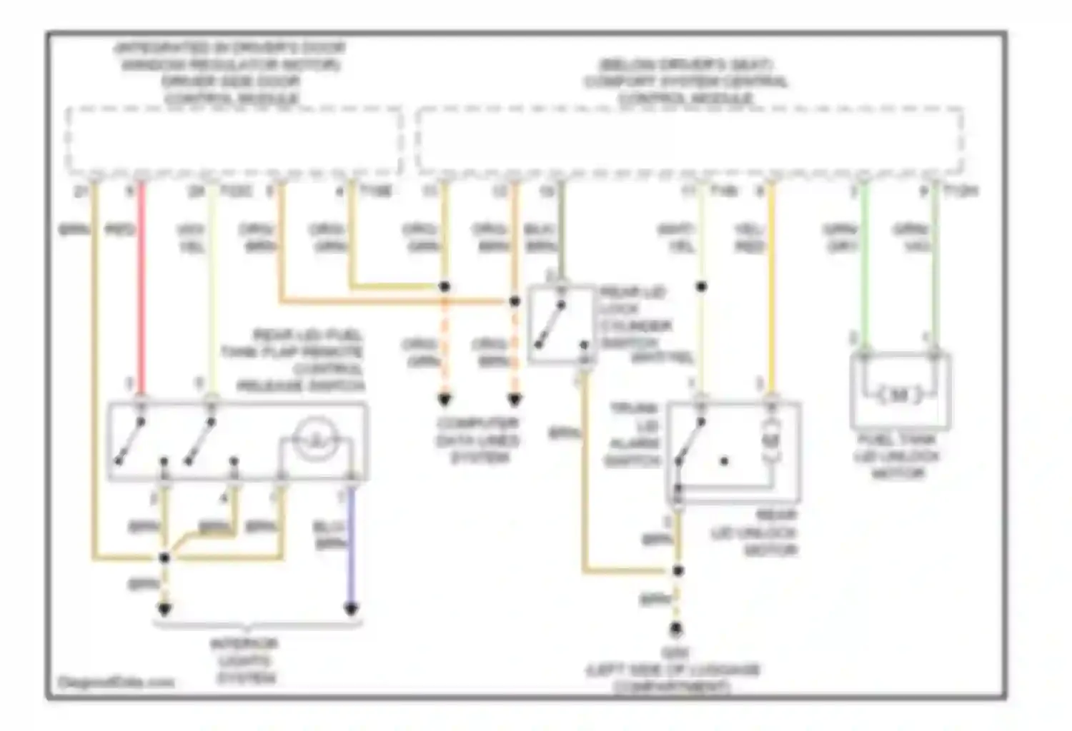 Wiring diagram blu for Audi A4 B7 (2004-2009) (93 of 94)