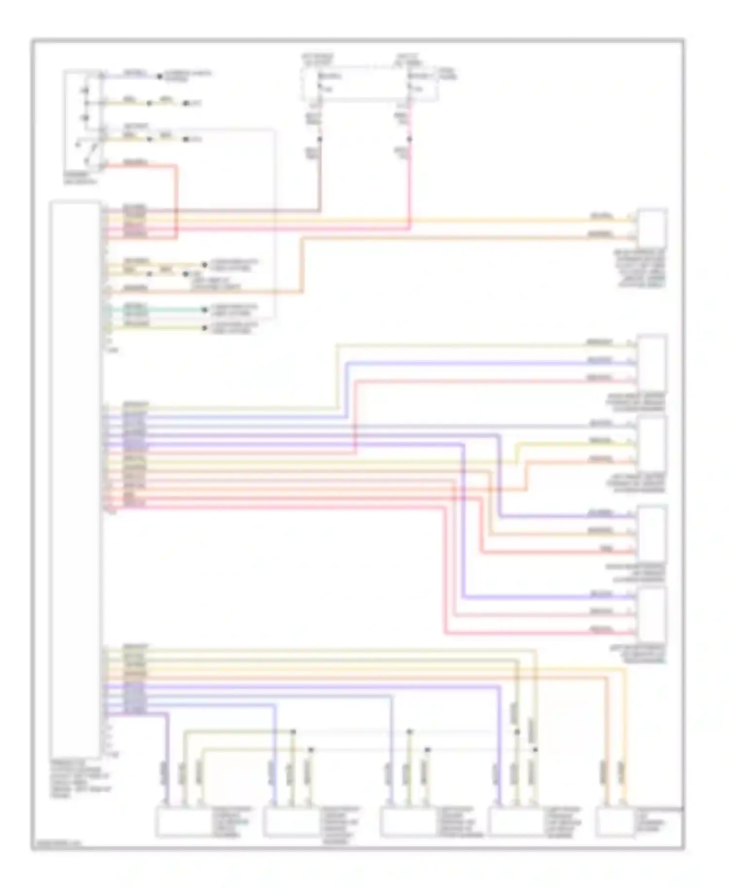 Wiring diagram blu/red for Audi A4 B7 (2004-2009) (24 of 29)