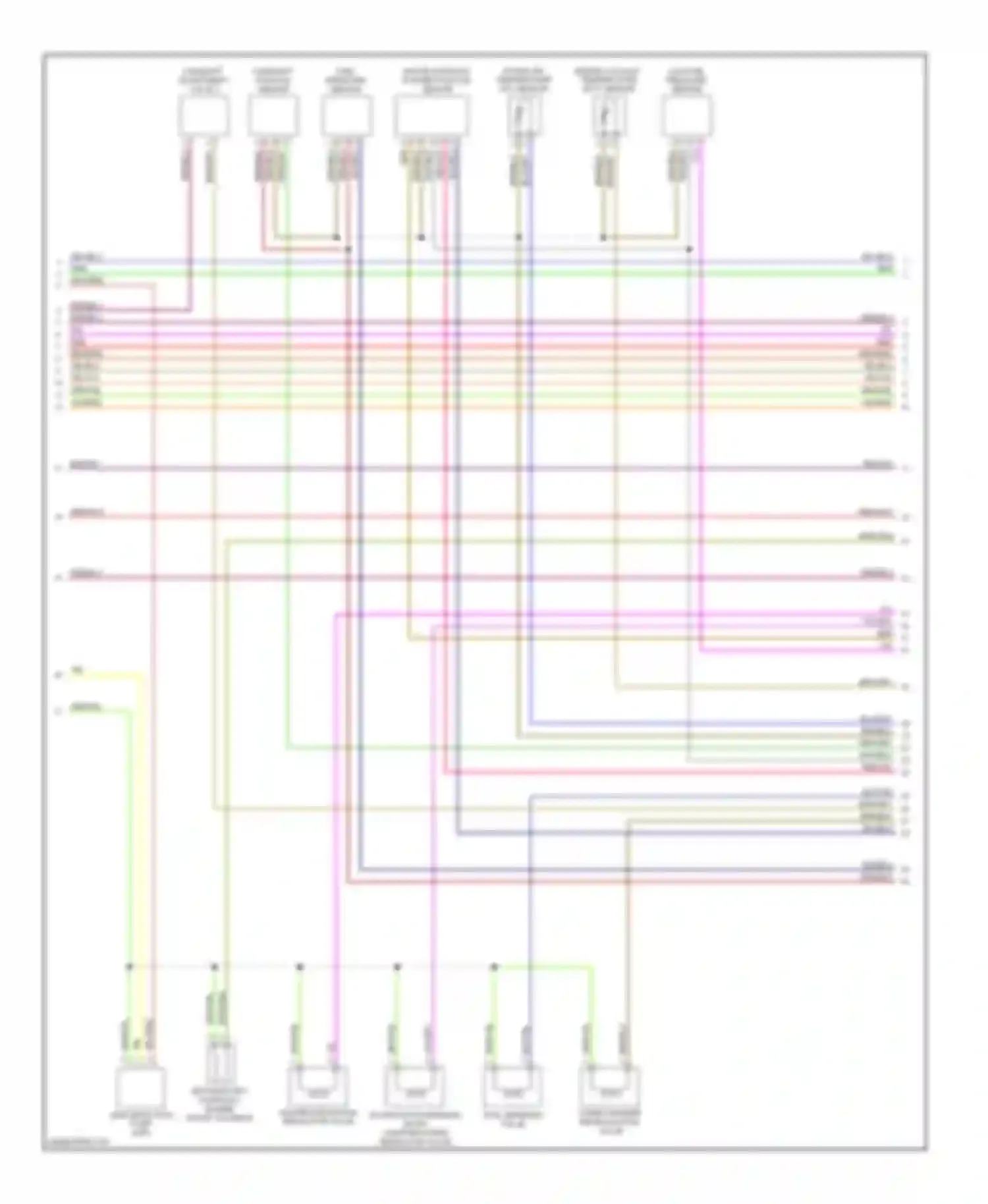 Wiring diagram camshaft position sensor for Audi A4 B7 (2004-2009)