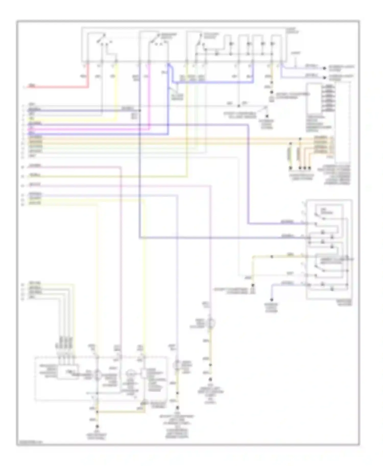 Wiring diagram gry/brn for Audi A4 B7 (2004-2009) (2 of 7)