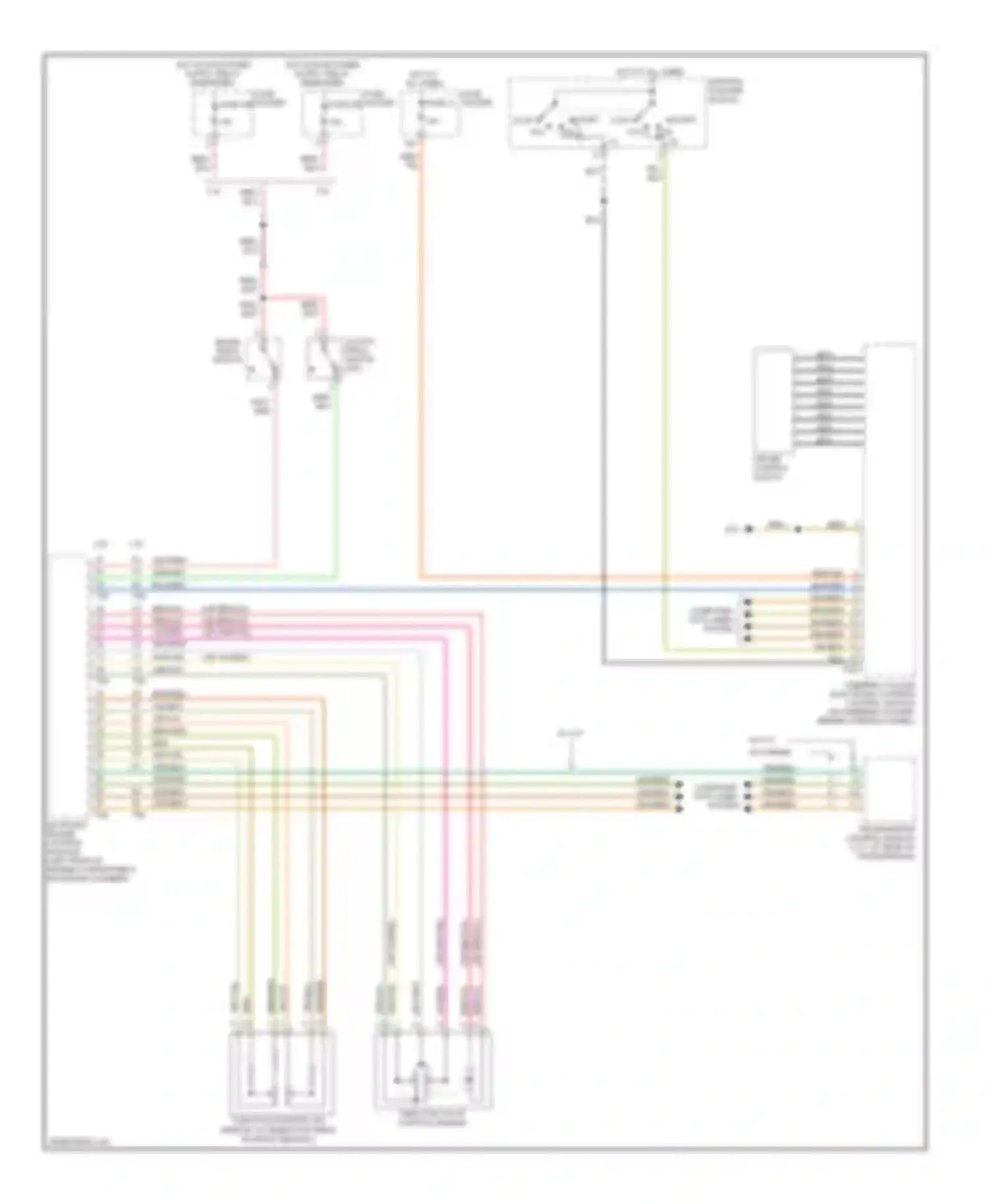 Wiring diagram lock on for Audi A4 B7 (2004-2009)