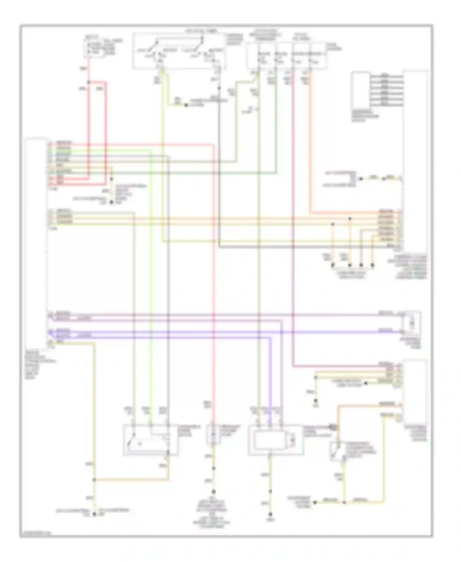 Wiring diagram fuse 13 for Audi A4 B7 (2004-2009)