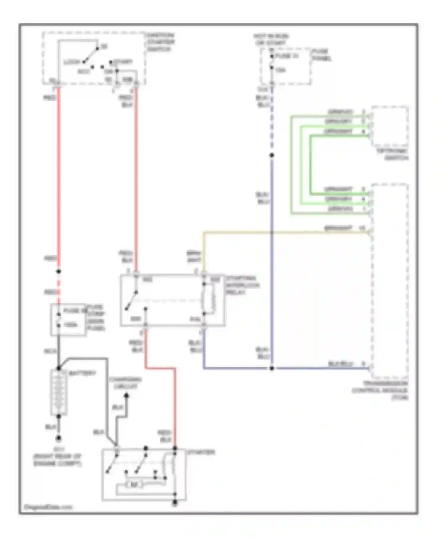 Wiring diagram fuse 31 for Audi A4 B7 (2004-2009)