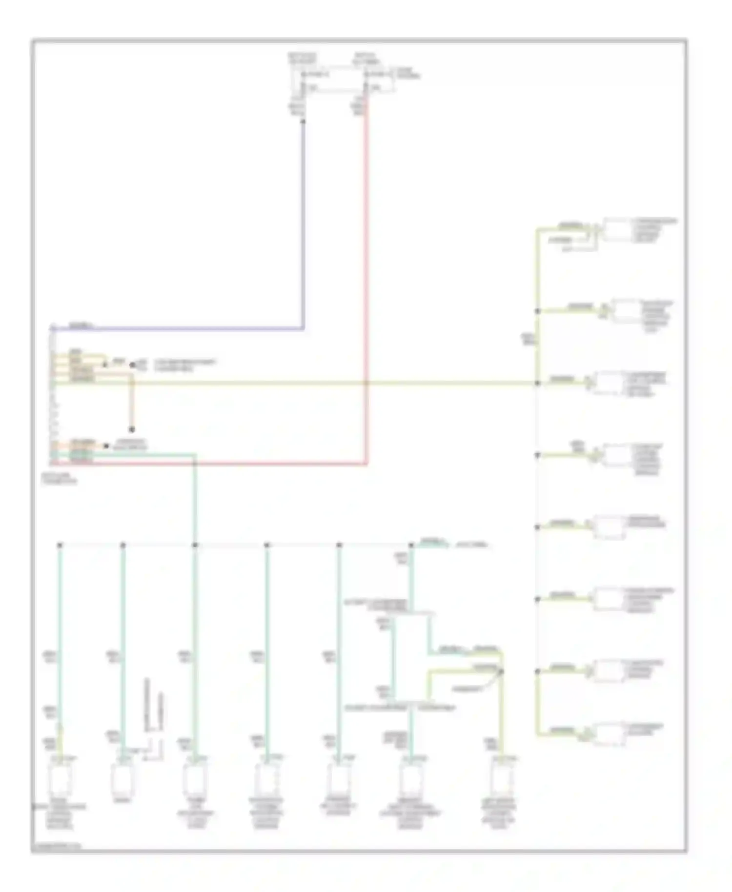 Wiring diagram climatronic control module for Audi A4 B7 (2004-2009)