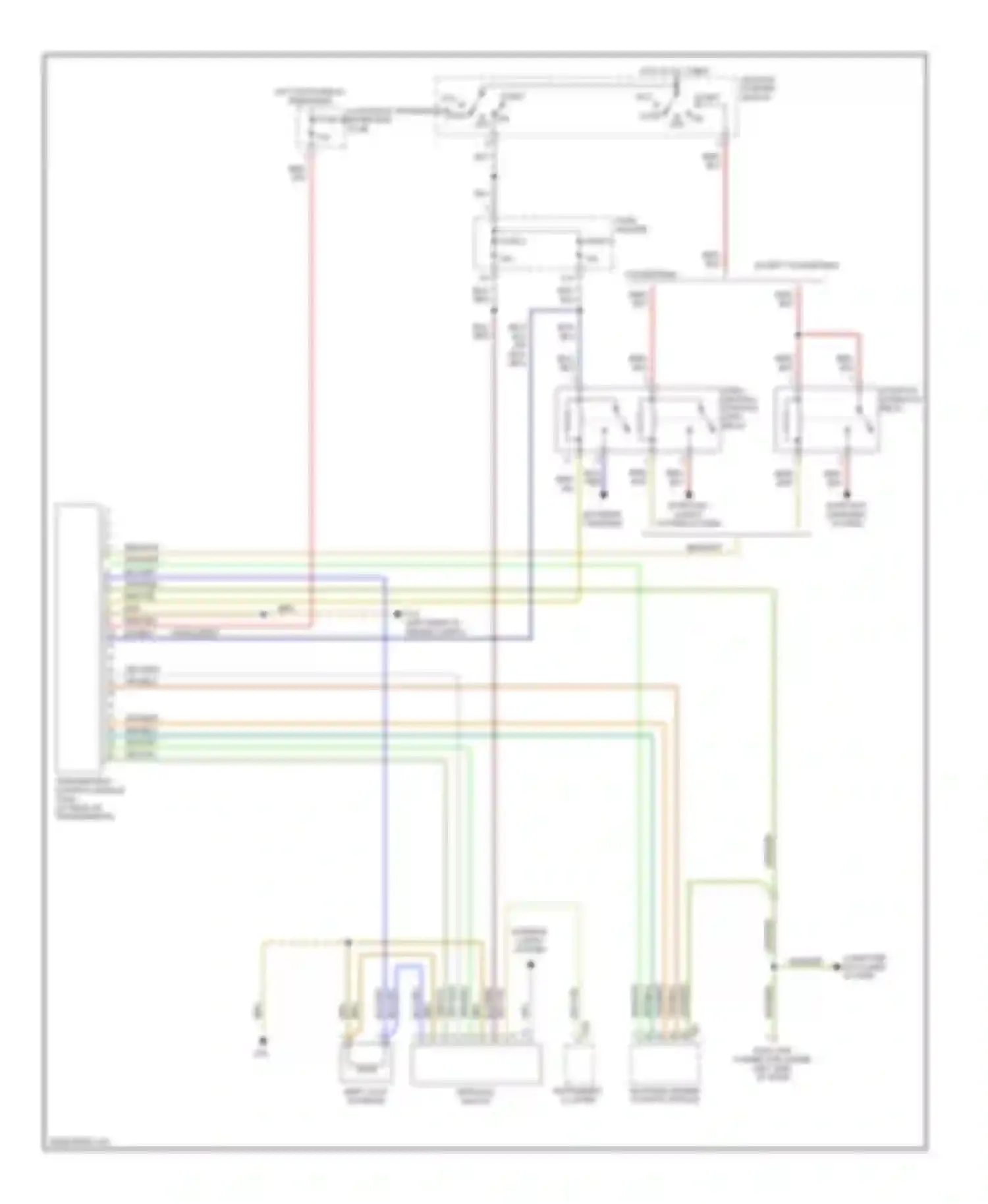 Wiring diagram starting/ charging system for Audi A4 B7 (2004-2009) (2 of 3)