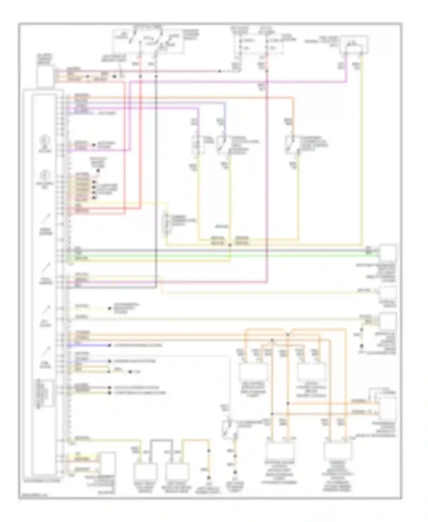 Wiring diagram vio/blk for Audi A4 B7 (2004-2009) (3 of 3)