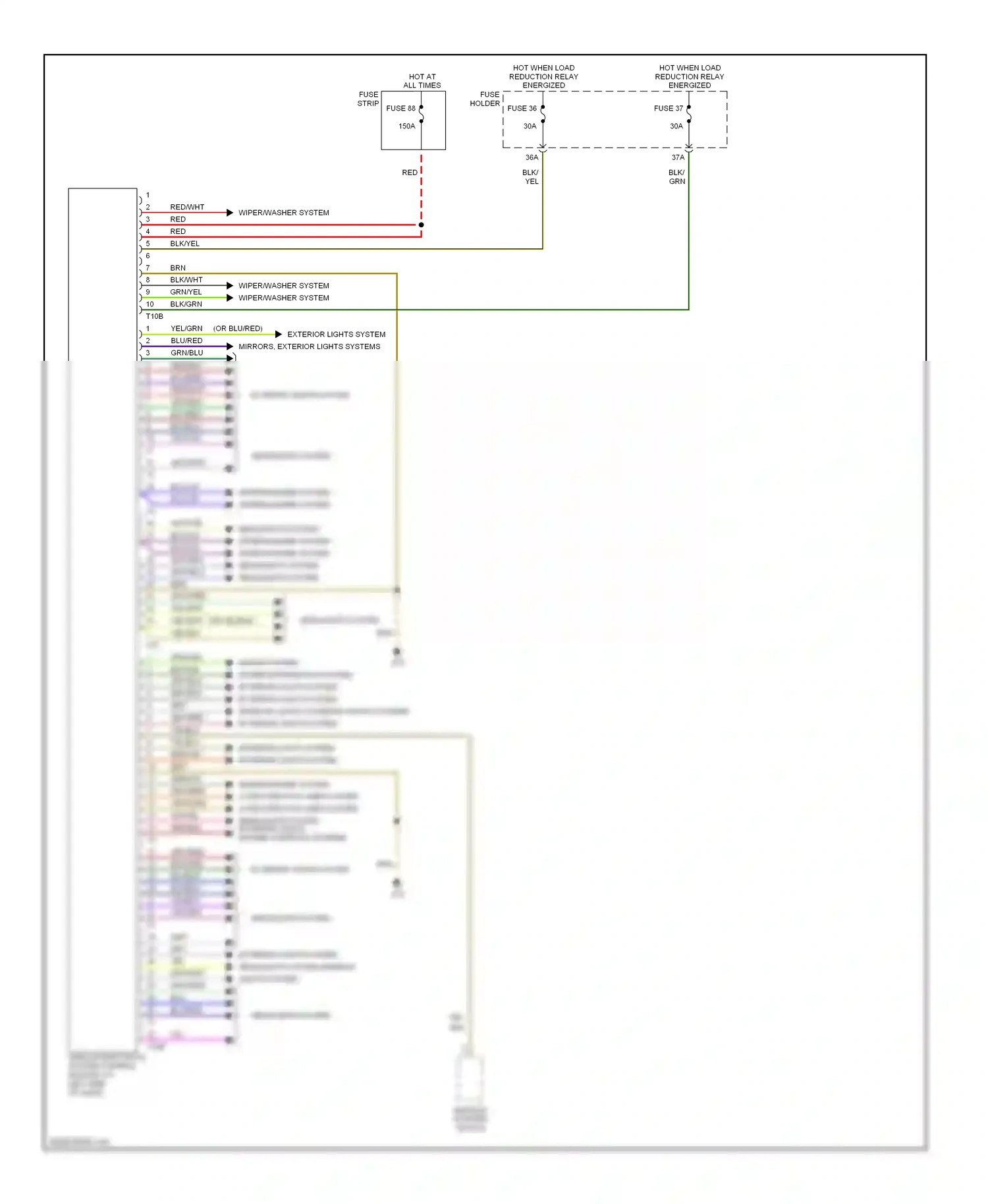 Audi A4 B7 (2004-2009) vio/grn wiring diagram  (10 of 13)